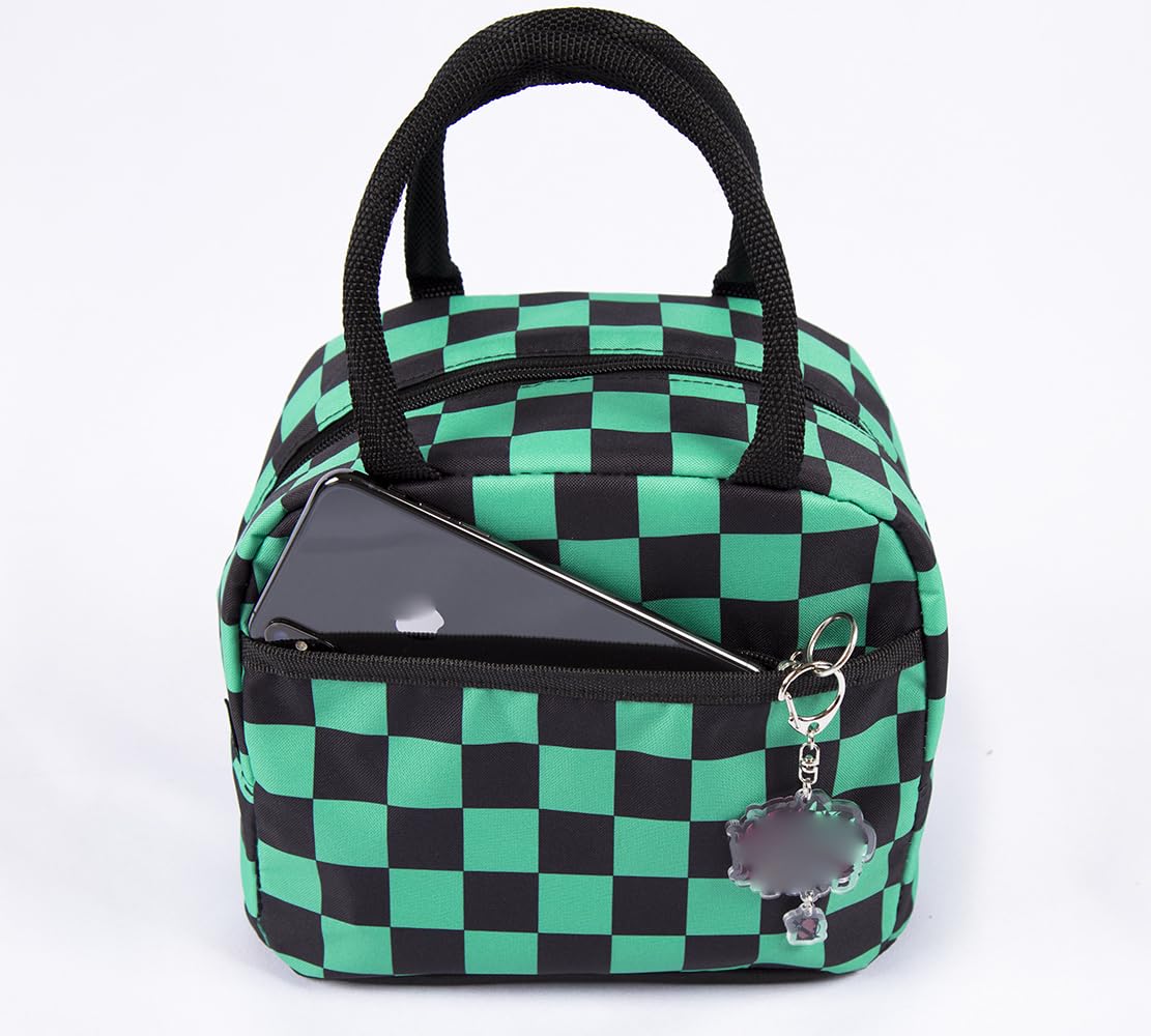 Maxer Insulated Lunch Bag for Women & Kids - Japanese Anime Themed Cooler Lunch Box for School, Work & Picnics