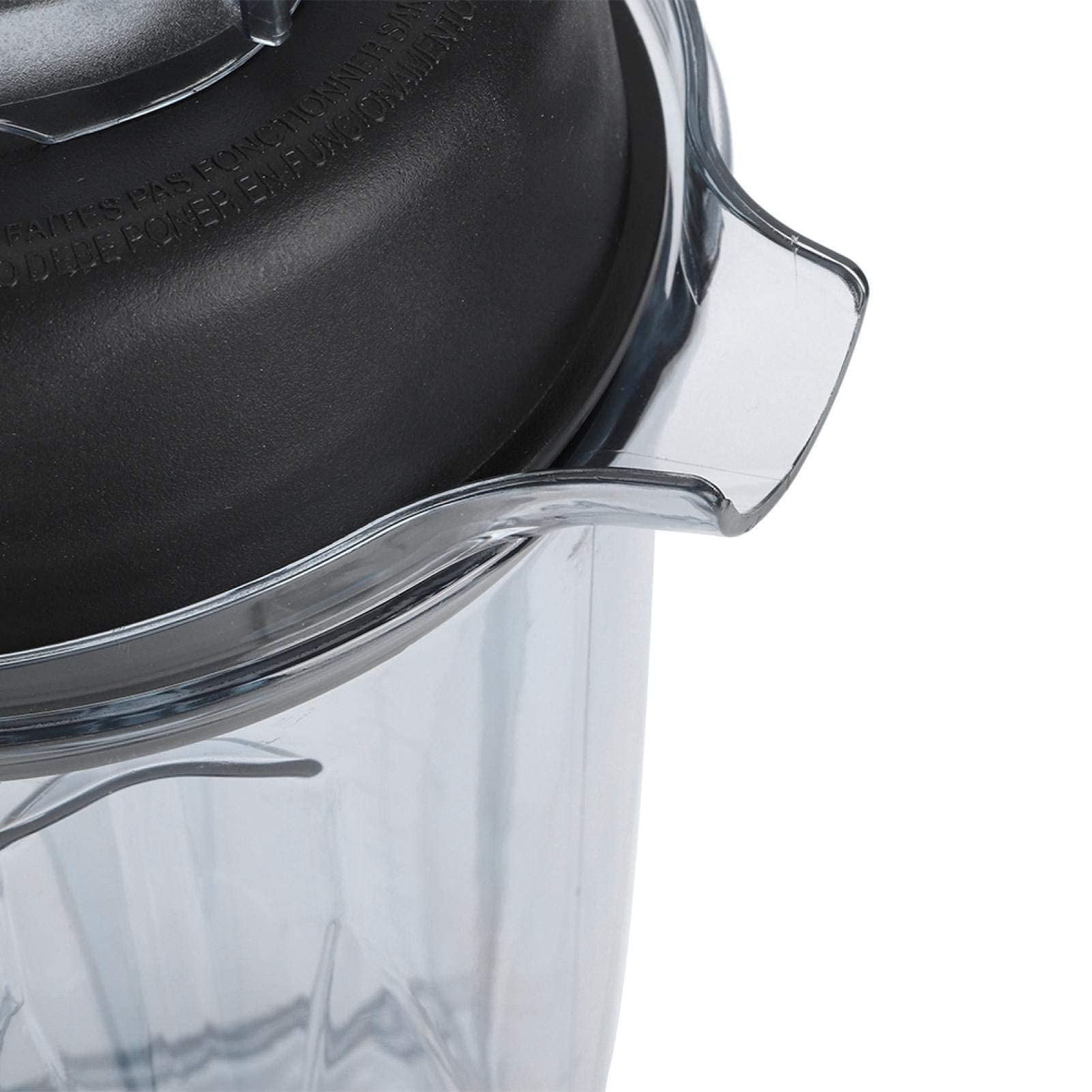 64oz Transparent Replacement Blender Jar for Vitamix with Soft Handle & Measurement Marks - Perfect for Smoothies, Soups & Nut Butters