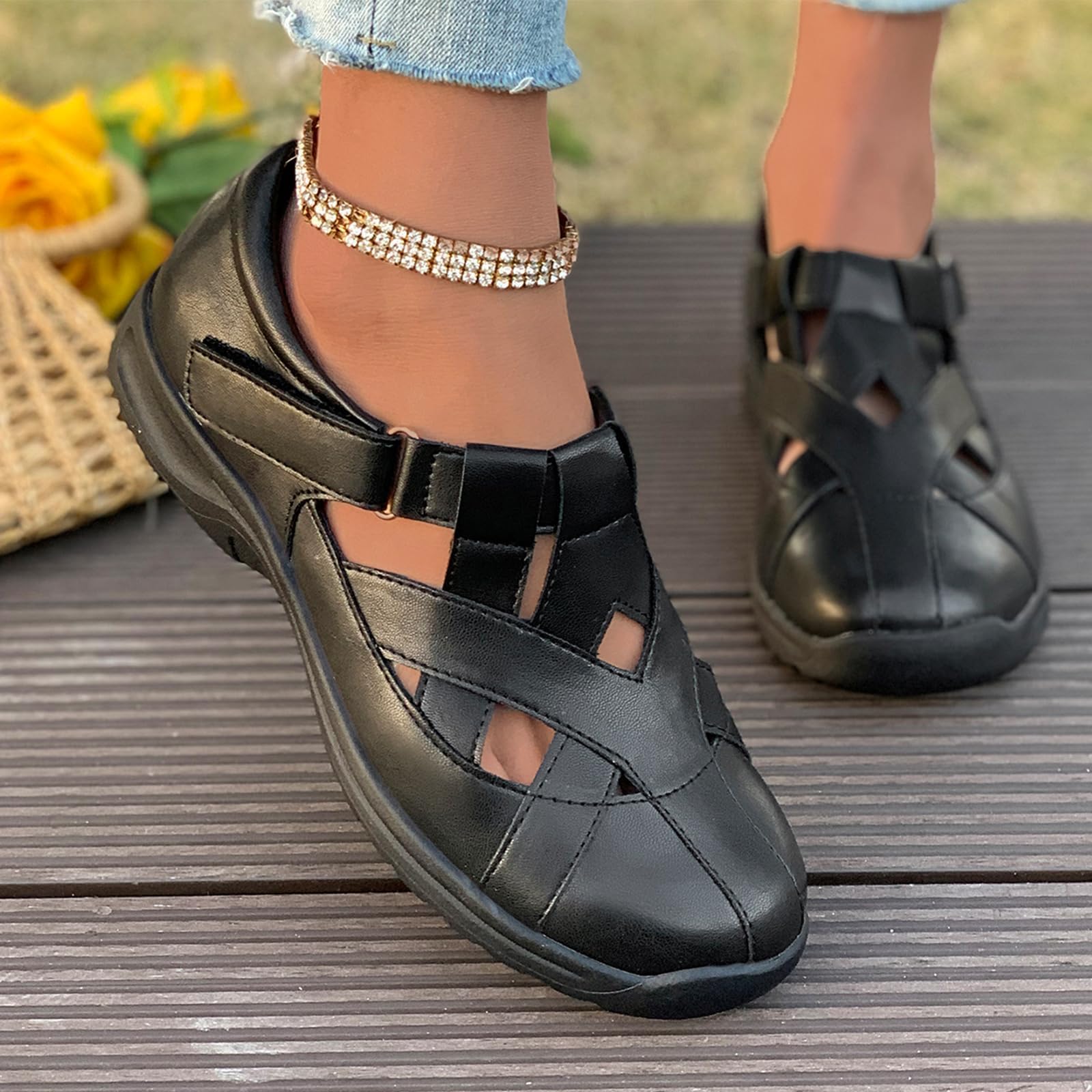 VERDASCO Women's Wide Width Loafers - Comfortable Casual Flats & Sandals for Work, Travel & Everyday Wear - Classic Dressy Slip-On Shoes for Wide Feet
