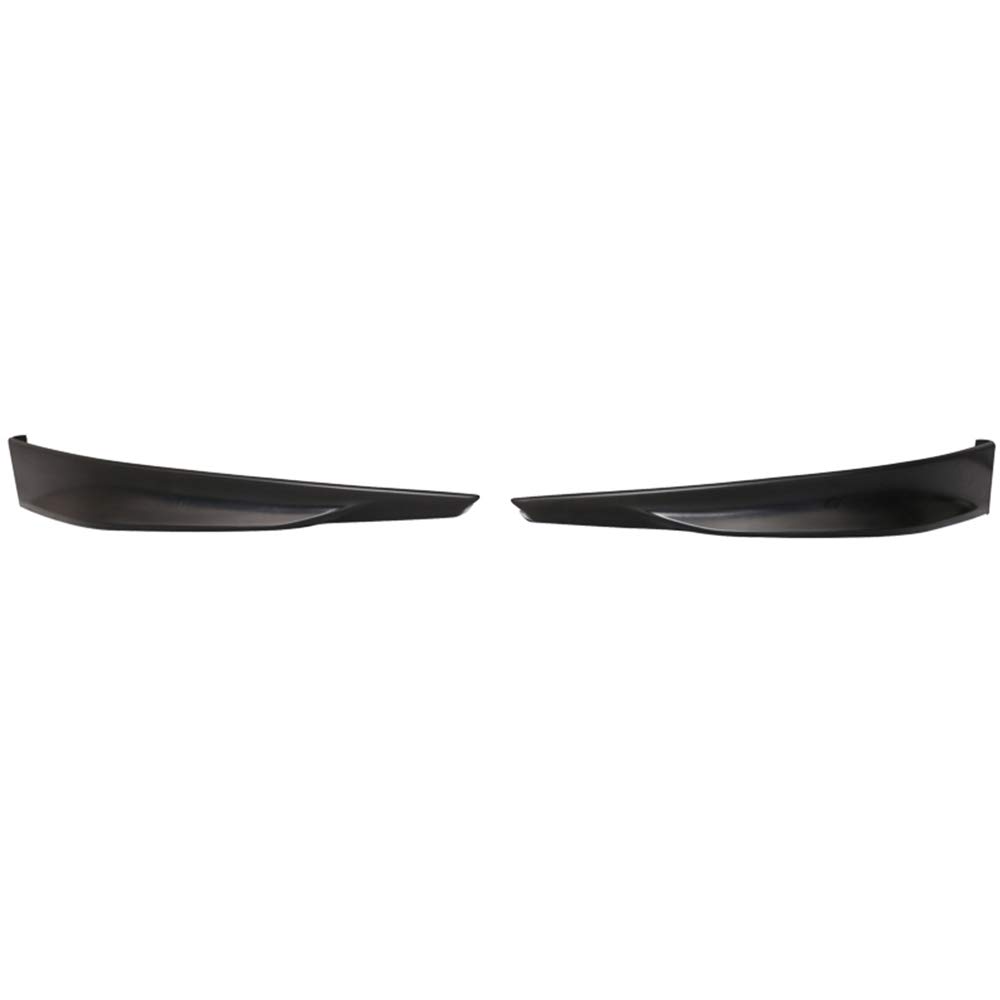 IKON MOTORSPORTS Front Bumper Lip Spoiler Splitters - Compatible with 2013-2015 Honda Accord 4-Door Sedan | 2PCS HFP Style PP Polypropylene Painted #NH797M Modern Steel Metallic | Enhances Aerodynamics & Sporty Look for Street Racing & Car Shows