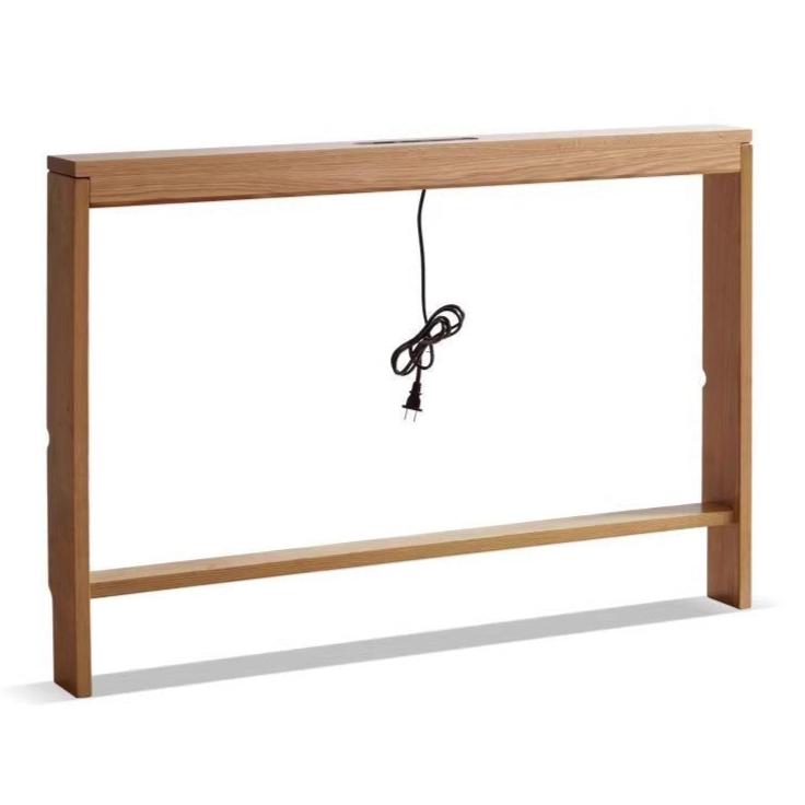 39.3x3.9x26.7 inch / 100x10x68 cm / Natural wood color / storage rack depth