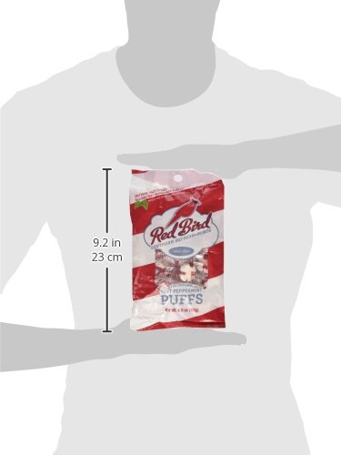 Red Bird Southern Refresh Mints - Original Soft Peppermint Puffs (10 Bags x 4 Oz) | Fresh Breath Mints for Office, Travel & After Meals