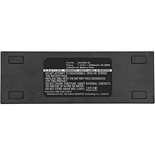 Synergy Digital Wireless Headset Battery - 5200mAh Li-ion 7.4V Replacement Battery for Mackie 2043880-00 Wireless Headset | Ultra High Capacity | Perfect for Studio Recording, Live Performances & Professional Audio Work