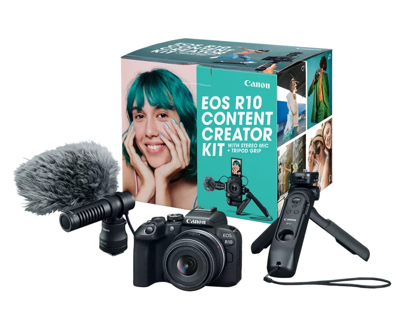Canon EOS R10 Mirrorless Camera Kit with 18-45mm Lens - Perfect for Vlogging, YouTube Content Creation & Travel Photography