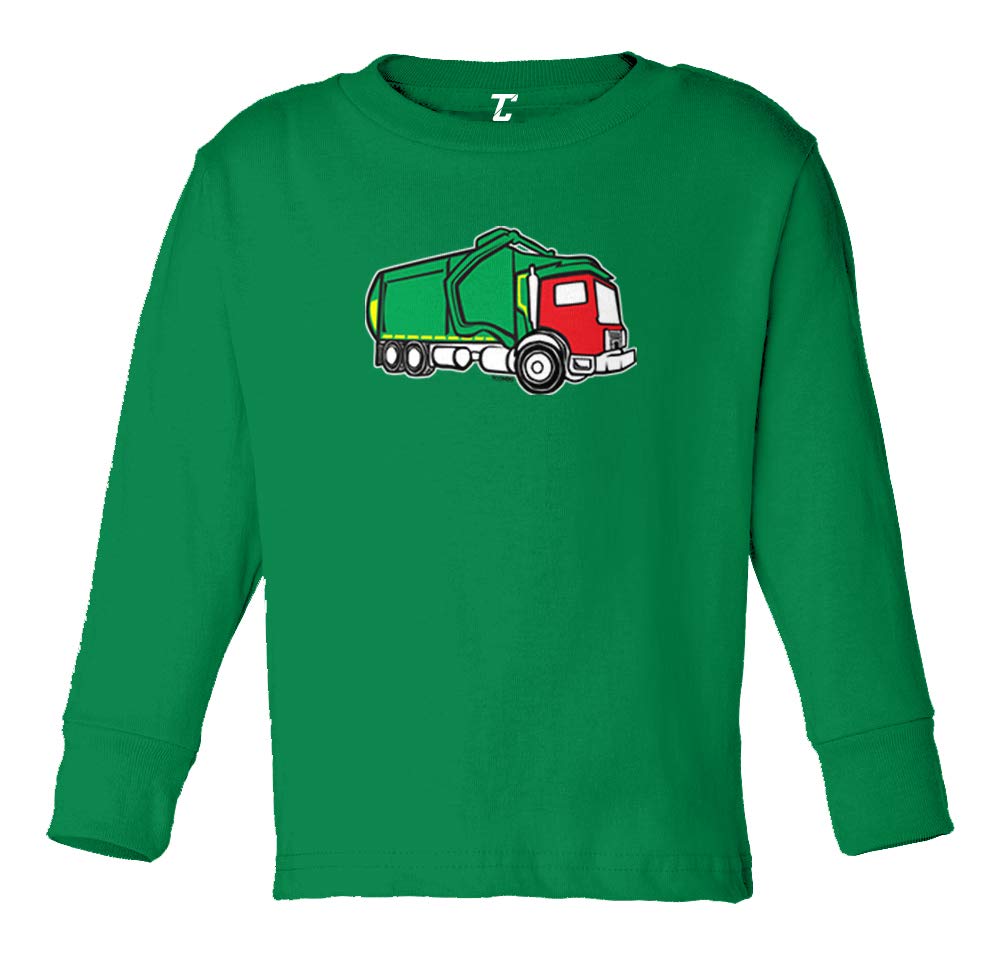 Garbage Truck Graphic Cotton Jersey T-Shirt for Toddlers & Kids - Fun Playtime Outfit for Messy Activities & Pretend Play