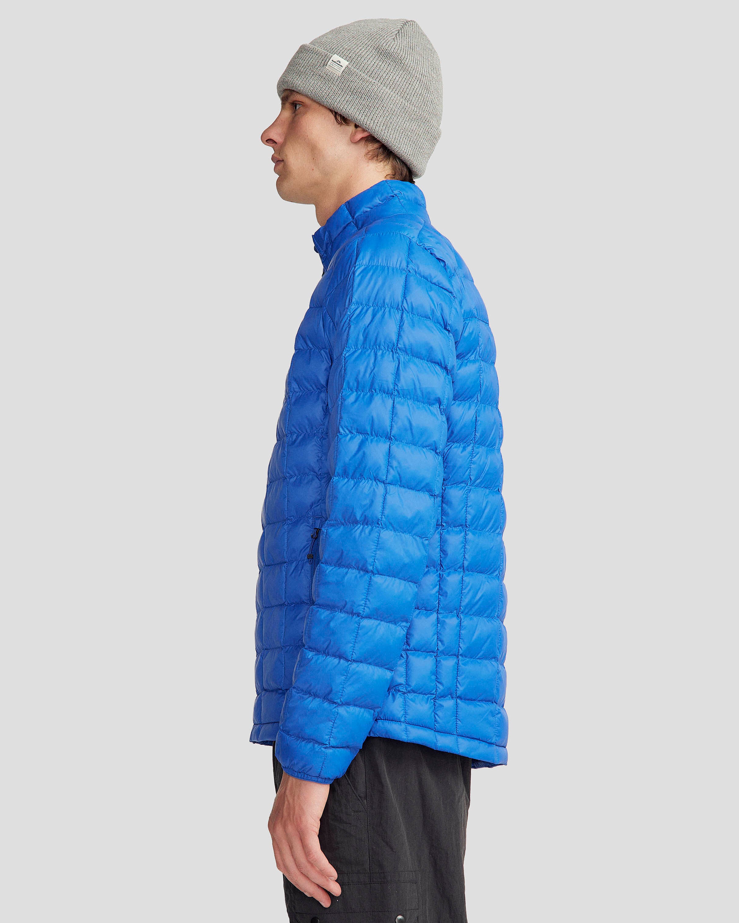 Men's Heli Insulated Winter Jacket - Waterproof Windproof Warm Coat for Outdoor Activities - Peak Blue - Perfect for Skiing, Hiking & Cold Weather Adventures
