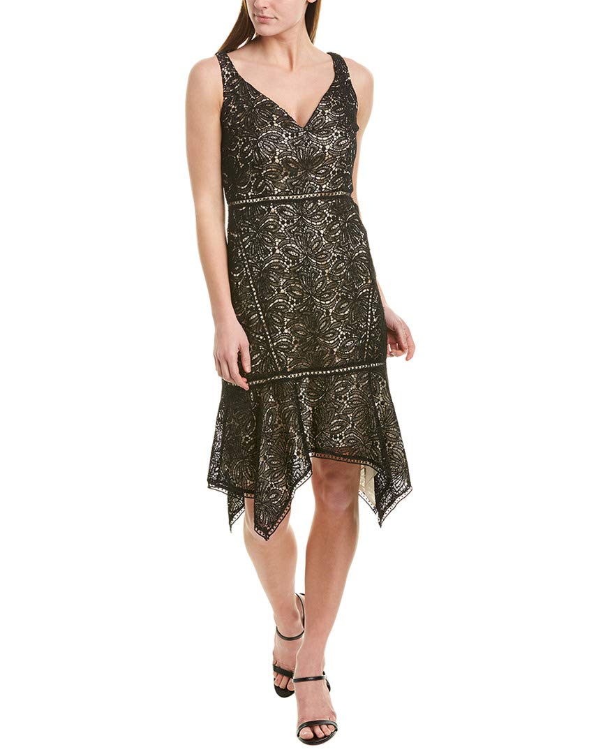 Elie Tahari Women's Sheath Dress Size 10 Black - Elegant Office Wear & Cocktail Party Dress for Professional Women