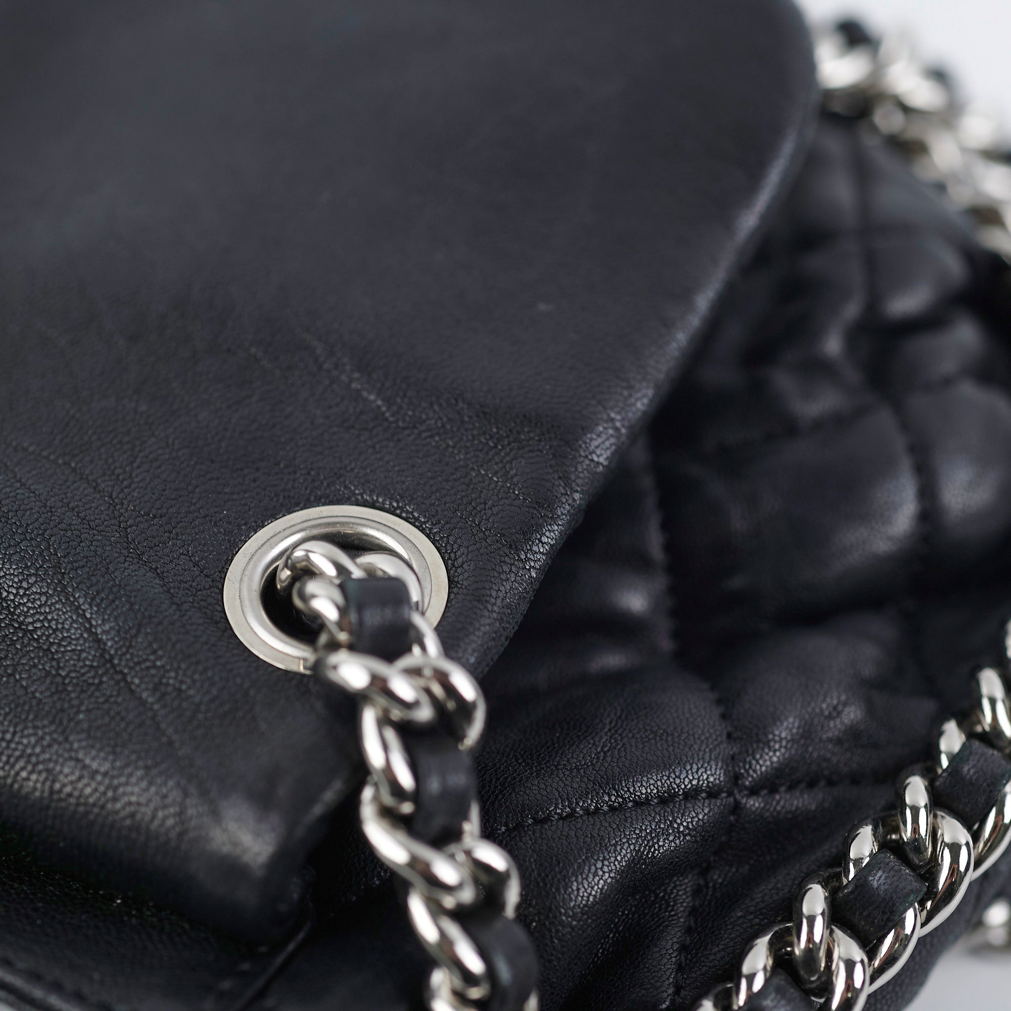 Chanel Black Matelasse Chain Shoulder Bag - Luxury Quilted Leather Crossbody Purse for Women | Perfect for Evening Parties, Date Nights & Special Occasions