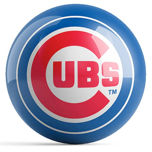 Chicago Cubs Bowling Ball with Official MLB Logo - Perfect for Bowling Leagues, Cubs Fan Gifts & Sports-Themed Parties