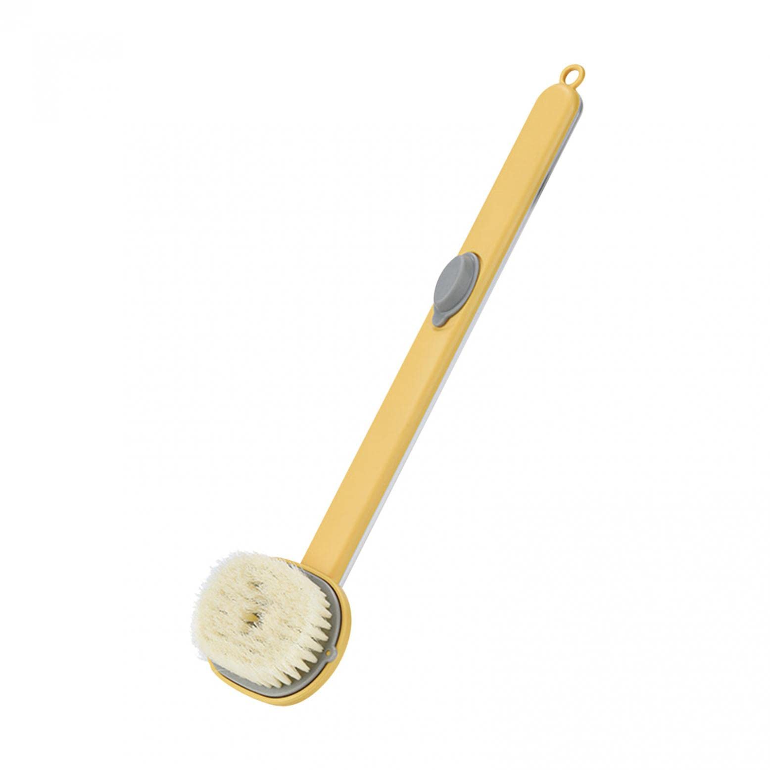 Long Handle Bath Brush - Soft Back Scrubber for Exfoliating & Cleansing - Shower & Spa Use