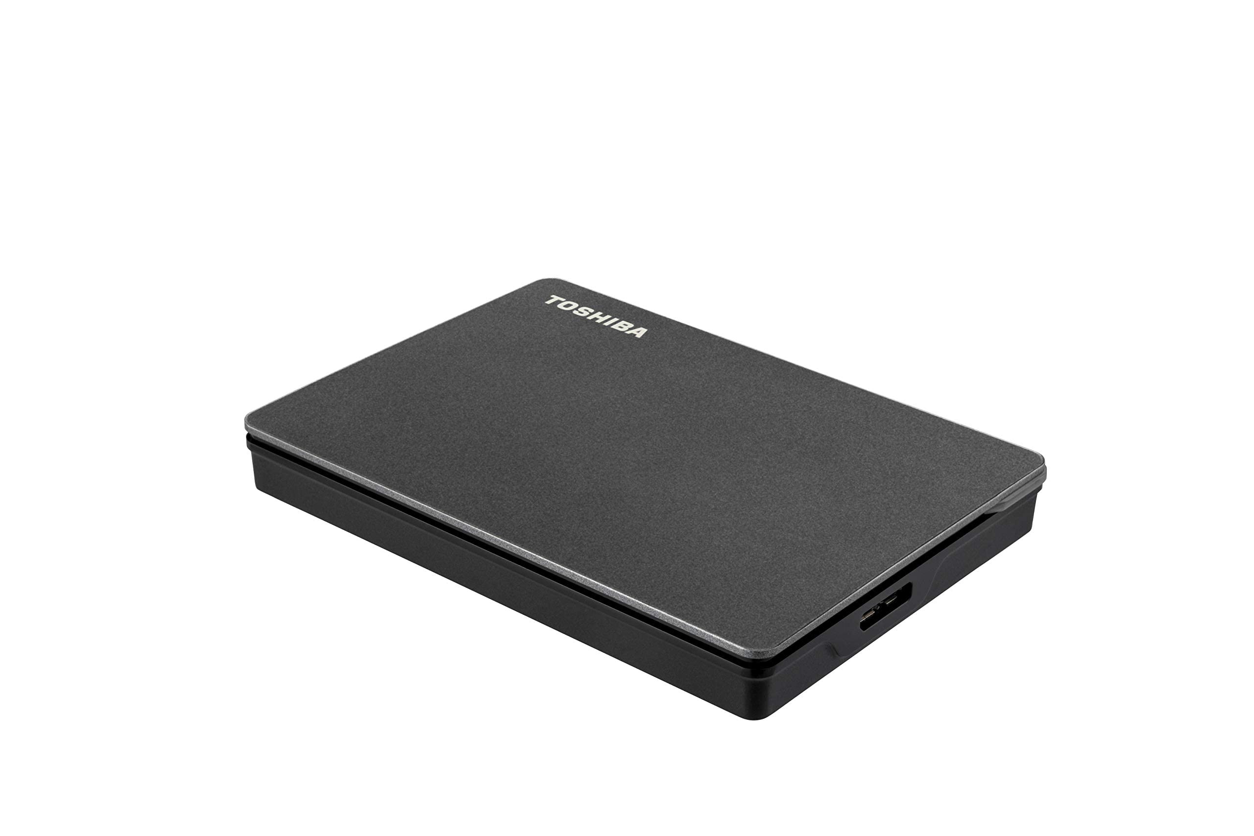 Toshiba Canvio Gaming 2TB Portable External Hard Drive USB 3.0 - High-Speed HDD for PS5, Xbox Series X, PC & Mac (Black) | Expand Storage for Games, Movies & Backups | Plug & Play for Console & Desktop