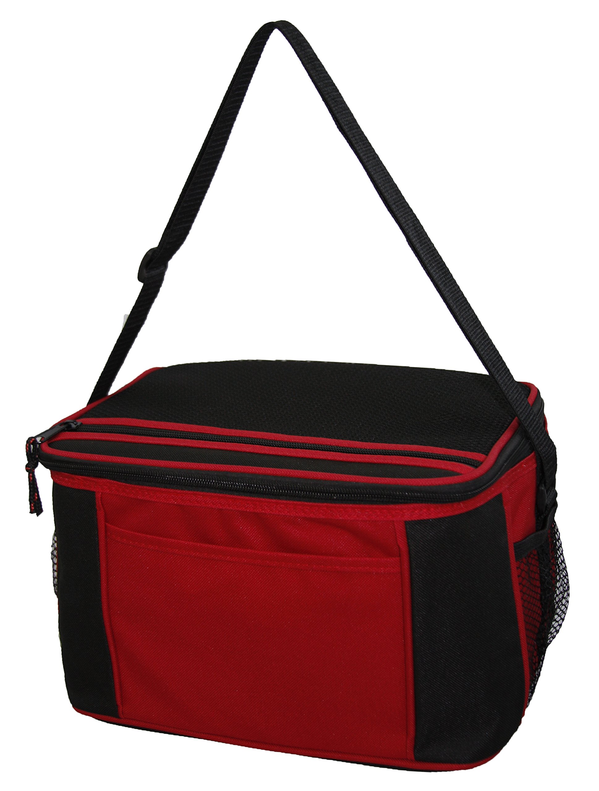Premium 12-Pack Large Insulated Cooler Bags - Heavy Duty Polyester Material for Picnics, Camping, Beach Trips & Outdoor Adventures