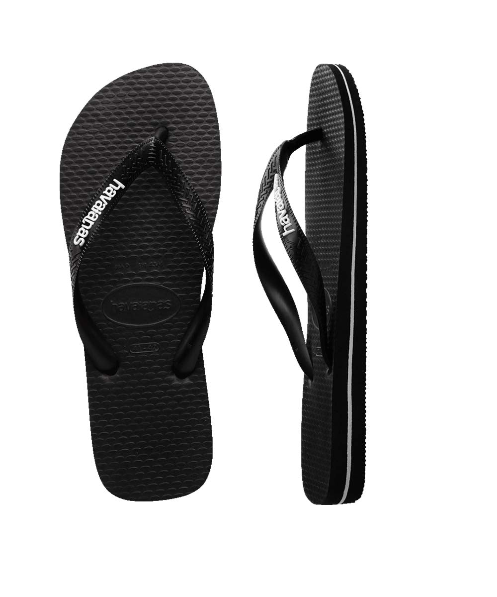 Havaianas Men's Comfortable Rubber Flip Flops with Logo - Perfect for Beach, Pool, and Casual Summer Wear