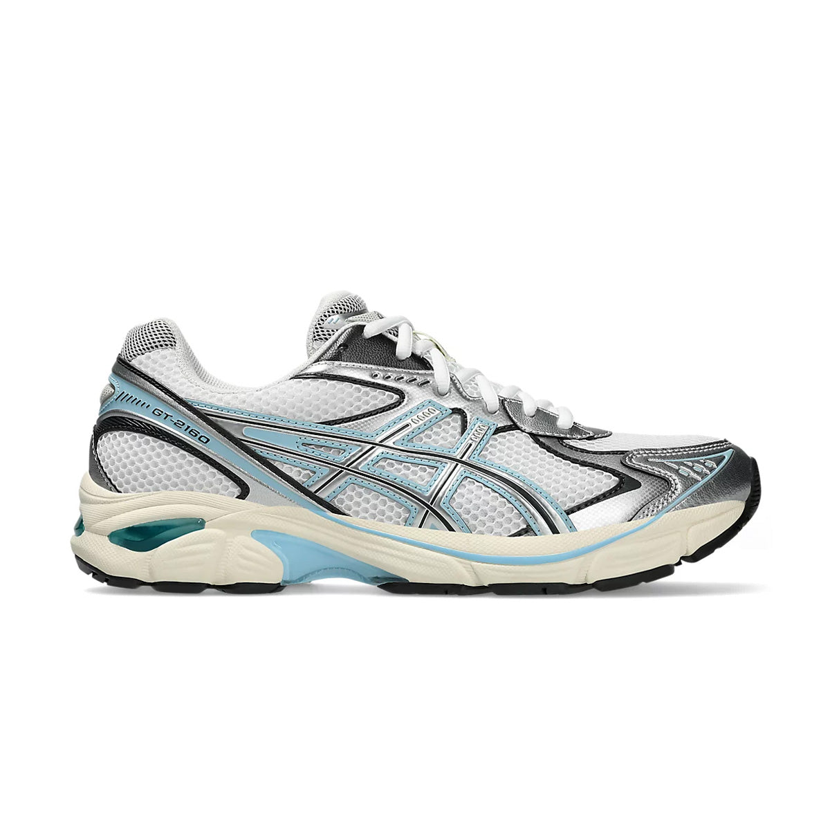 ASICS GT-2160 Running Shoes for Men - White Pure Silver | Lightweight Cushioned Sneakers for Jogging, Gym & Daily Wear