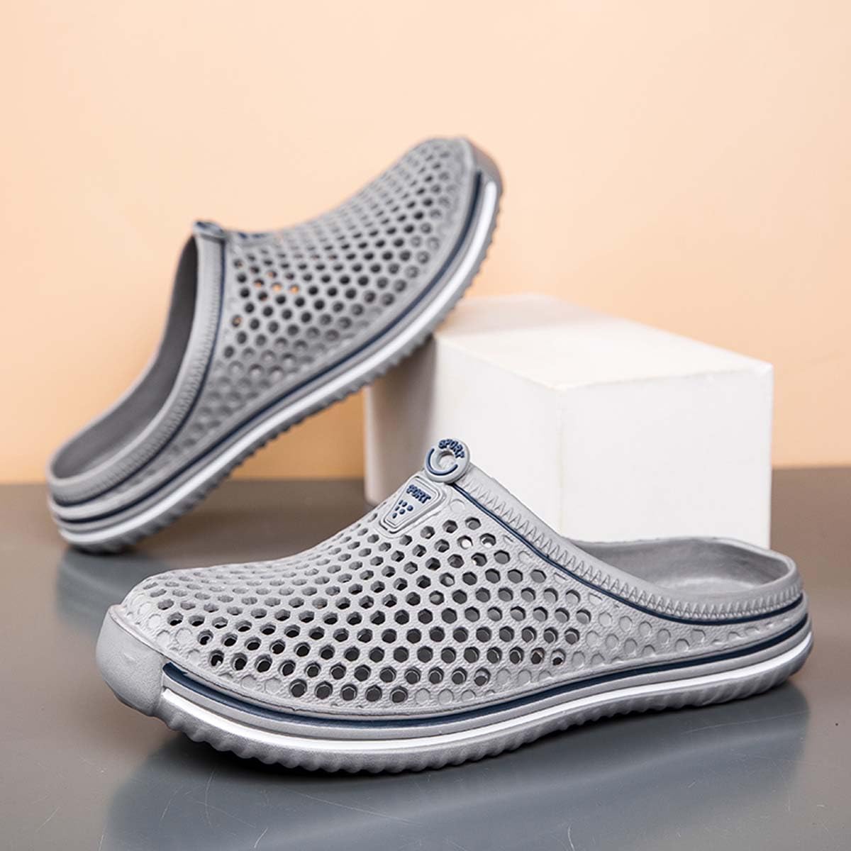 HYDLONGR Unisex Lightweight Breathable Garden Clogs - Quick-Drying Non-Slip Beach Sandals & Water Shoes for Men and Women - Perfect for Gardening, Beach Walks, Poolside, and Water Activities