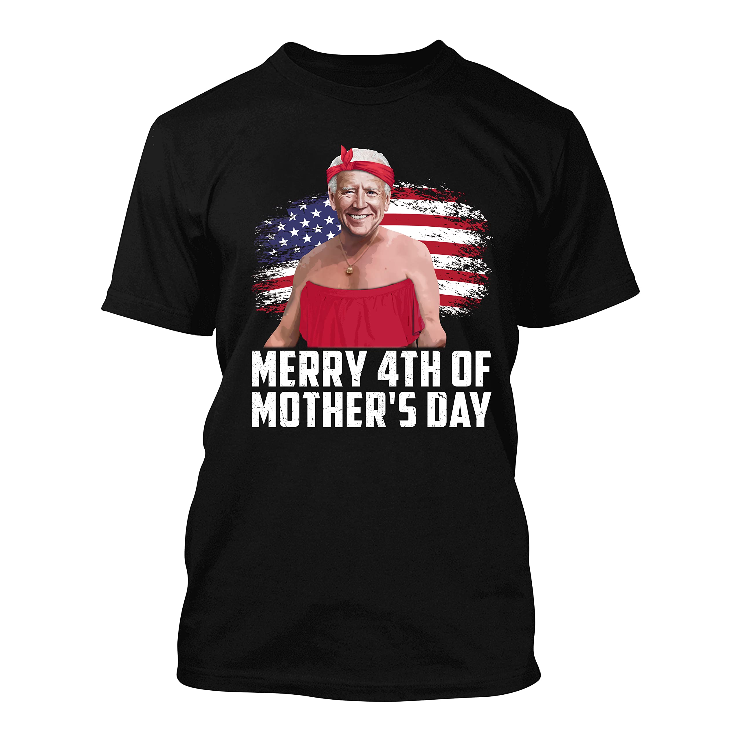 Funny Biden Confused T-Shirt for 4th of July & Mother's Day - Patriotic Humor Gift for Political Jokes & Holiday Celebrations
