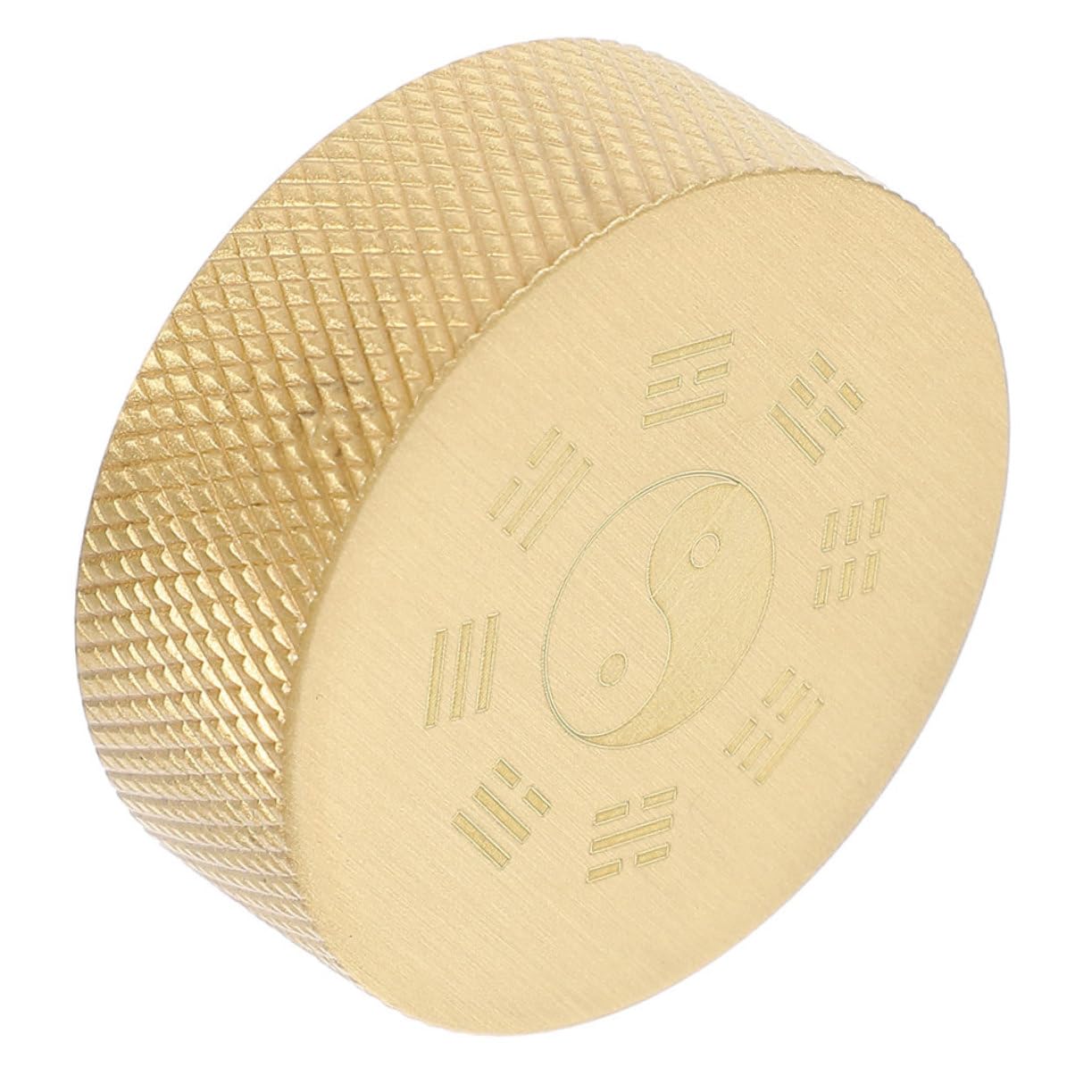Elegant Chinese Culture Motif Round Paperweight - Premium Desk & Office Decor for Home, Office, and Gift Giving