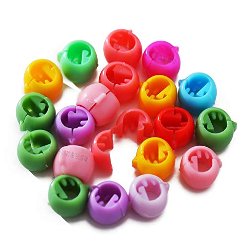 20 Pcs Colorful Beads Clip