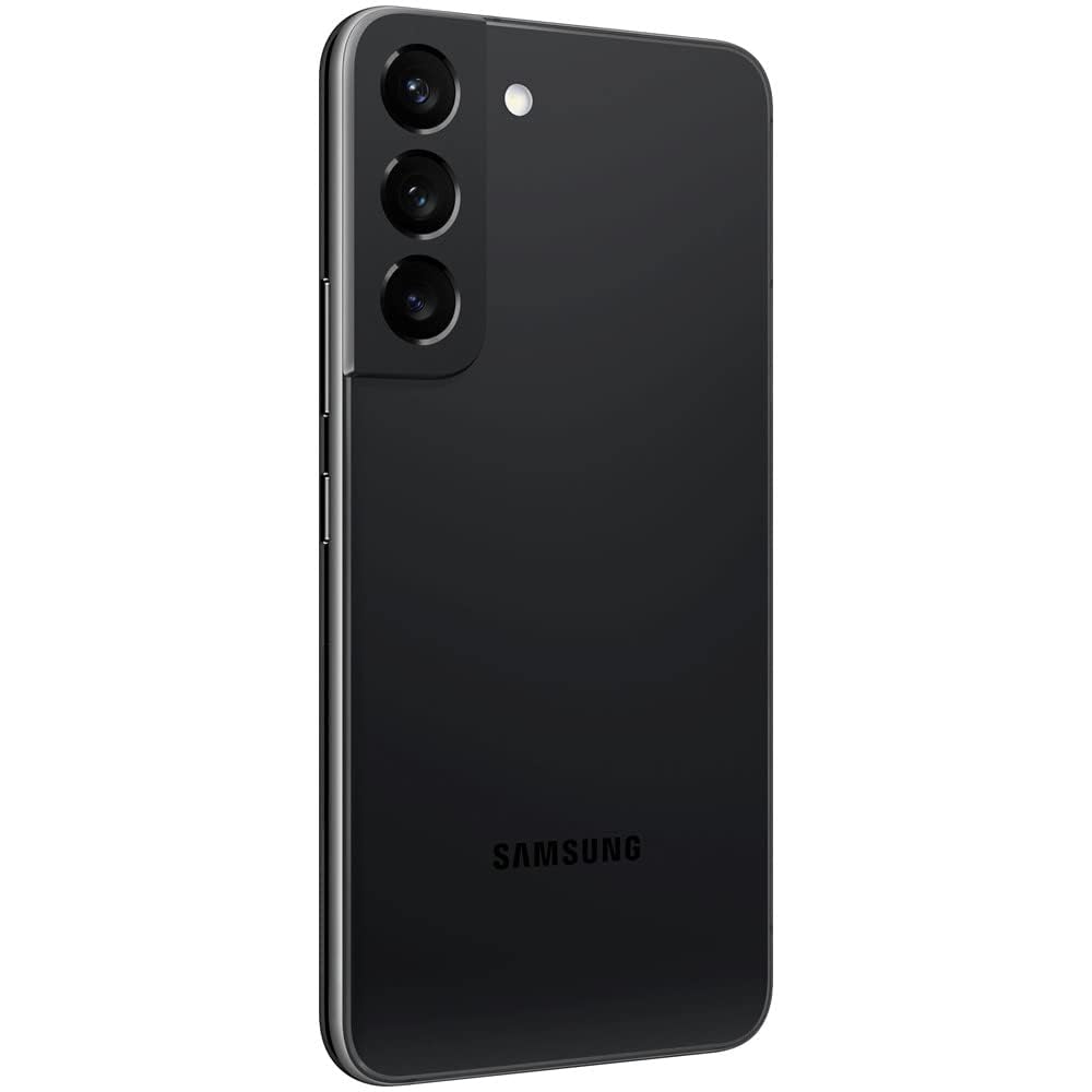 Samsung Galaxy S22 Unlocked Smartphone 128GB - 8K Camera, Brightest AMOLED Display, Long Battery Life, Fast 4nm Processor | US Version (Renewed) Phantom Black - Perfect for Travel, Photography & Business Professionals