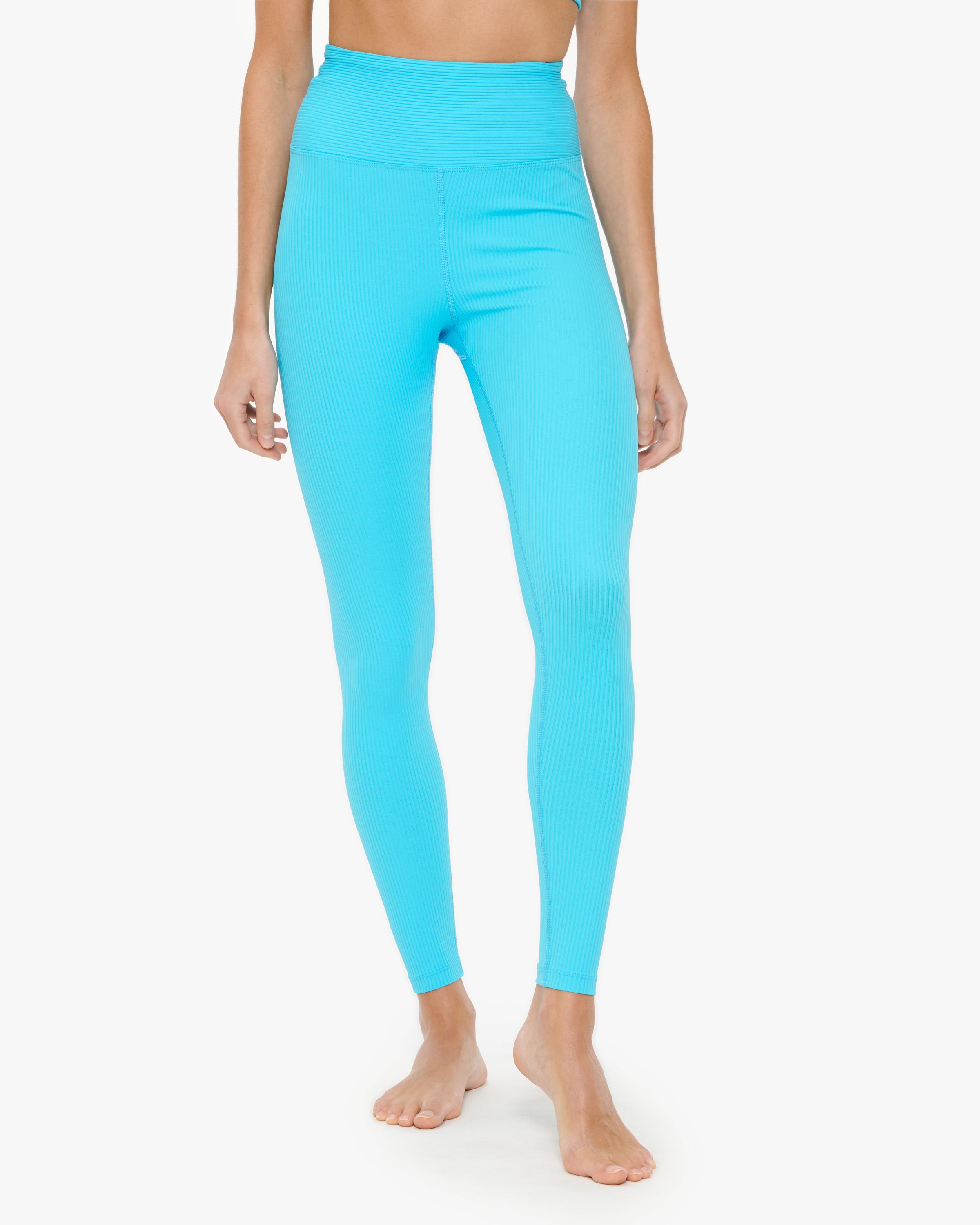 Year of Ours Ribbed High Waist Leggings for Women - Yoga, Workout & Everyday Wear - Comfortable Stretchy High-Rise Tights for Fitness, Running and Lounge