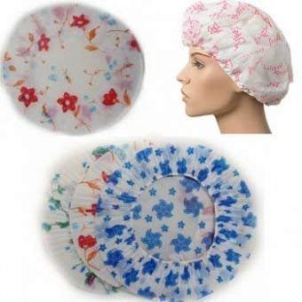 Truvic 3 Pack Waterproof Reusable Shower Caps for Women & Men - Soft Elastic Hair Protection for Bath, Spa, Swimming (Multicolor) | Perfect for Travel, Salon & Home Use