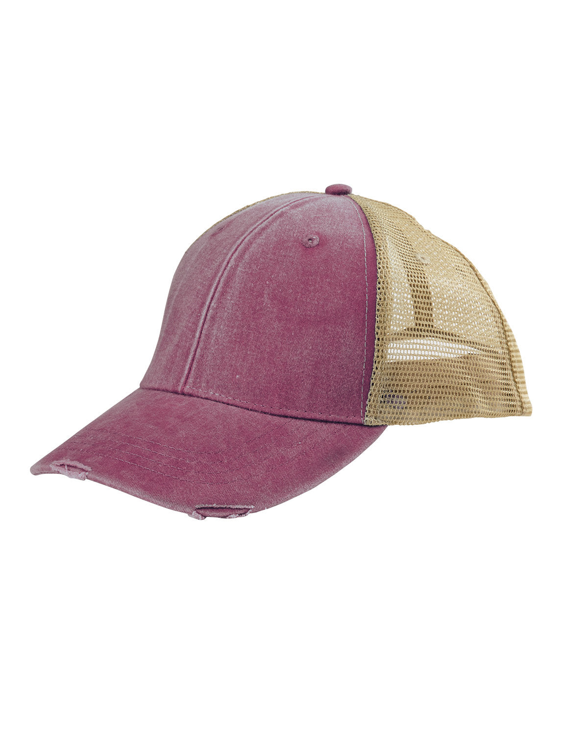 Adams OL102 Distressed Ollie Cap - Vintage Washed Cotton Baseball Hat for Men & Women - Perfect for Casual Outfits, Streetwear, and Outdoor Activities
