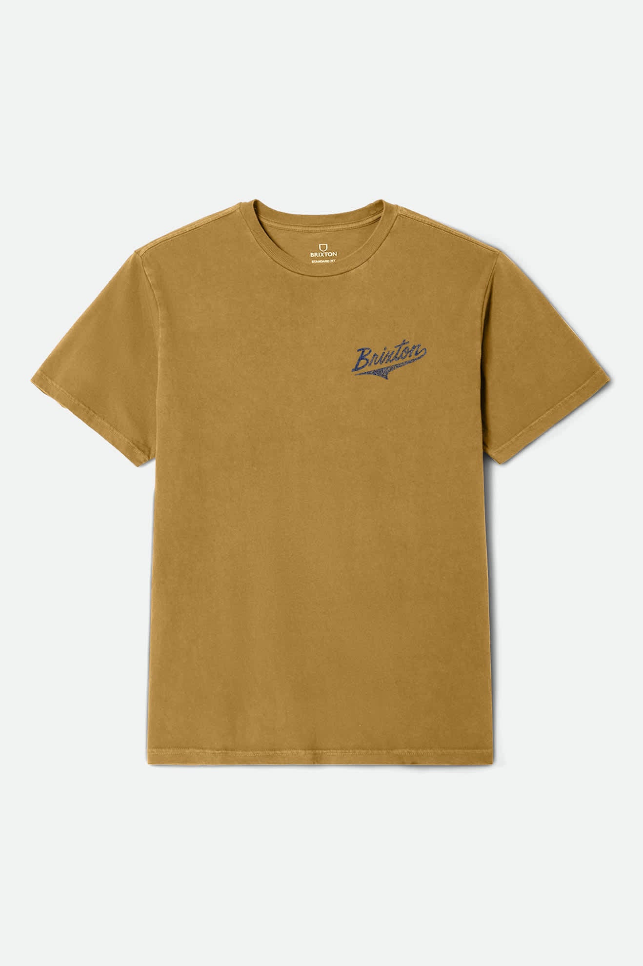 Premium The League Short Sleeve Standard T-Shirt - Vintage Dijon Washed Cotton Tee for Men | Casual Wear, Street Style & Everyday Comfort
