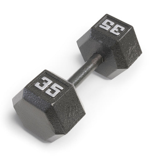 Marcy 35lb Hex Dumbbell Set - Premium Cast Iron Weight for Strength Training, Home Gym & Workout - Perfect for CrossFit, Bodybuilding & Fitness Enthusiasts