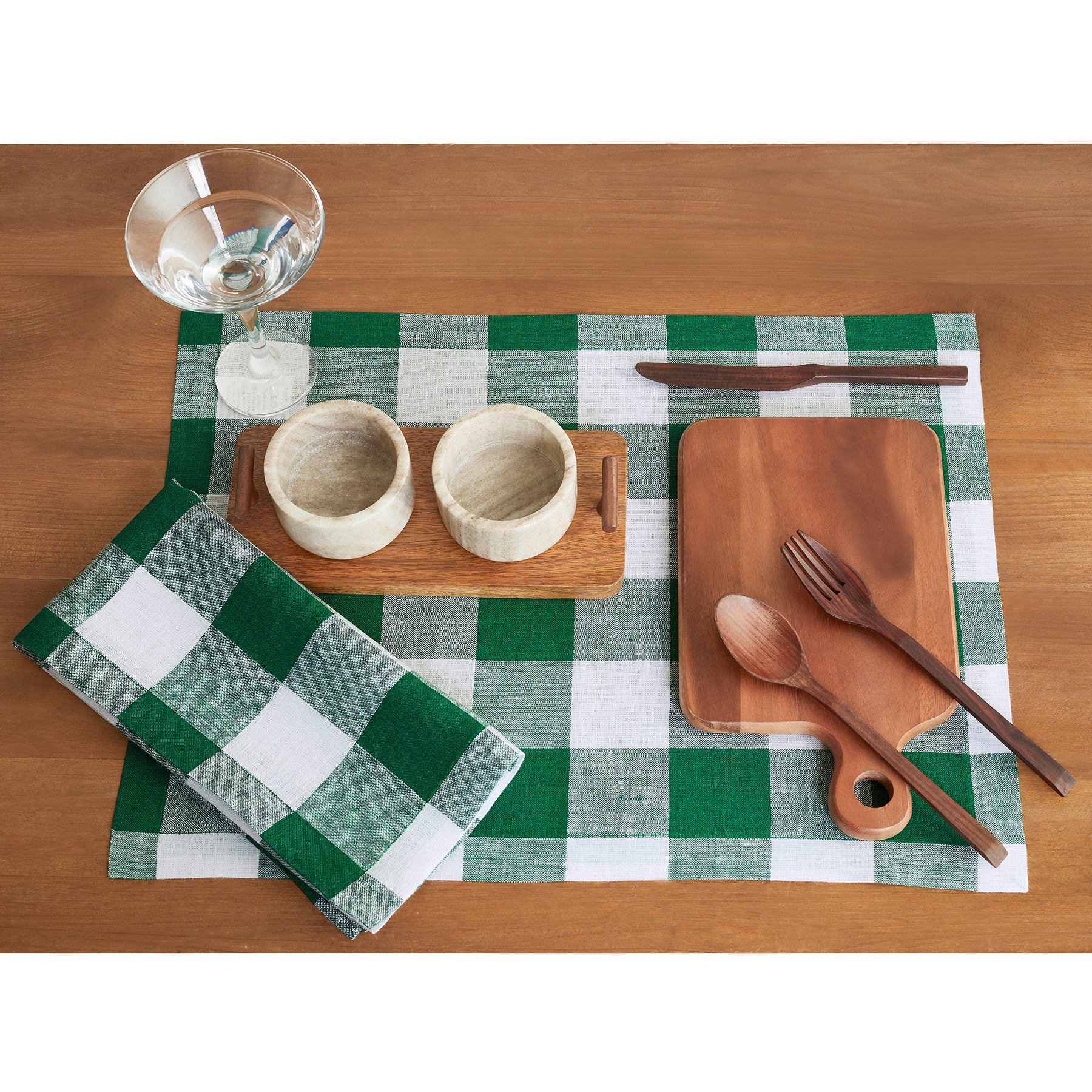 Buffalo Check Cotton Placemats Set of 4 - Rustic Farmhouse Table Decor for Dining Room, Kitchen, and Holiday Gatherings