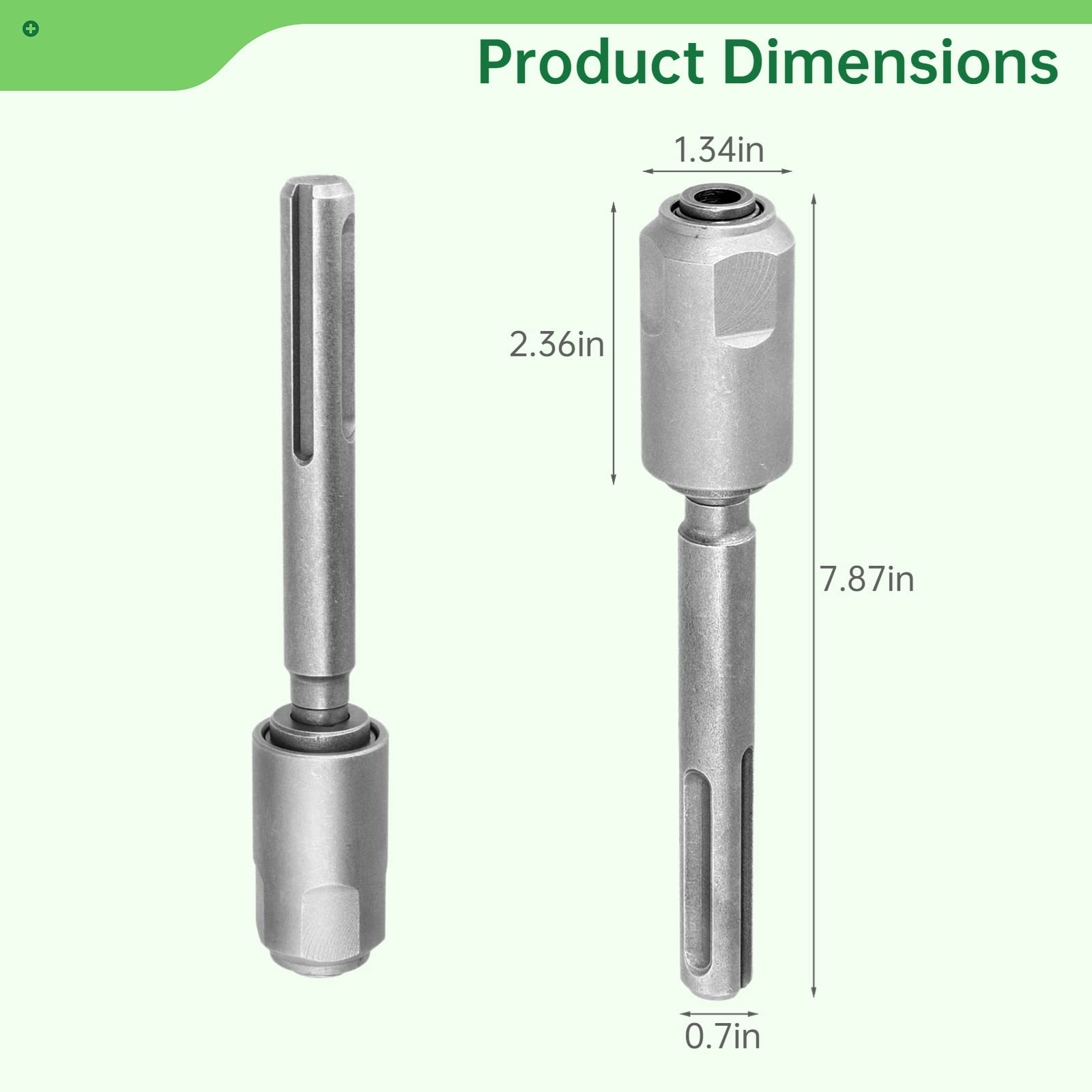 SDS Max to SDS Plus Adapter - 40Cr Steel Rotary Hammer Drill Converter - Quick Change Tool for SDS Plus Drill Bits - Compatible with Standard SDS Max Hammer Drills - Perfect for Construction, Masonry, and DIY Projects