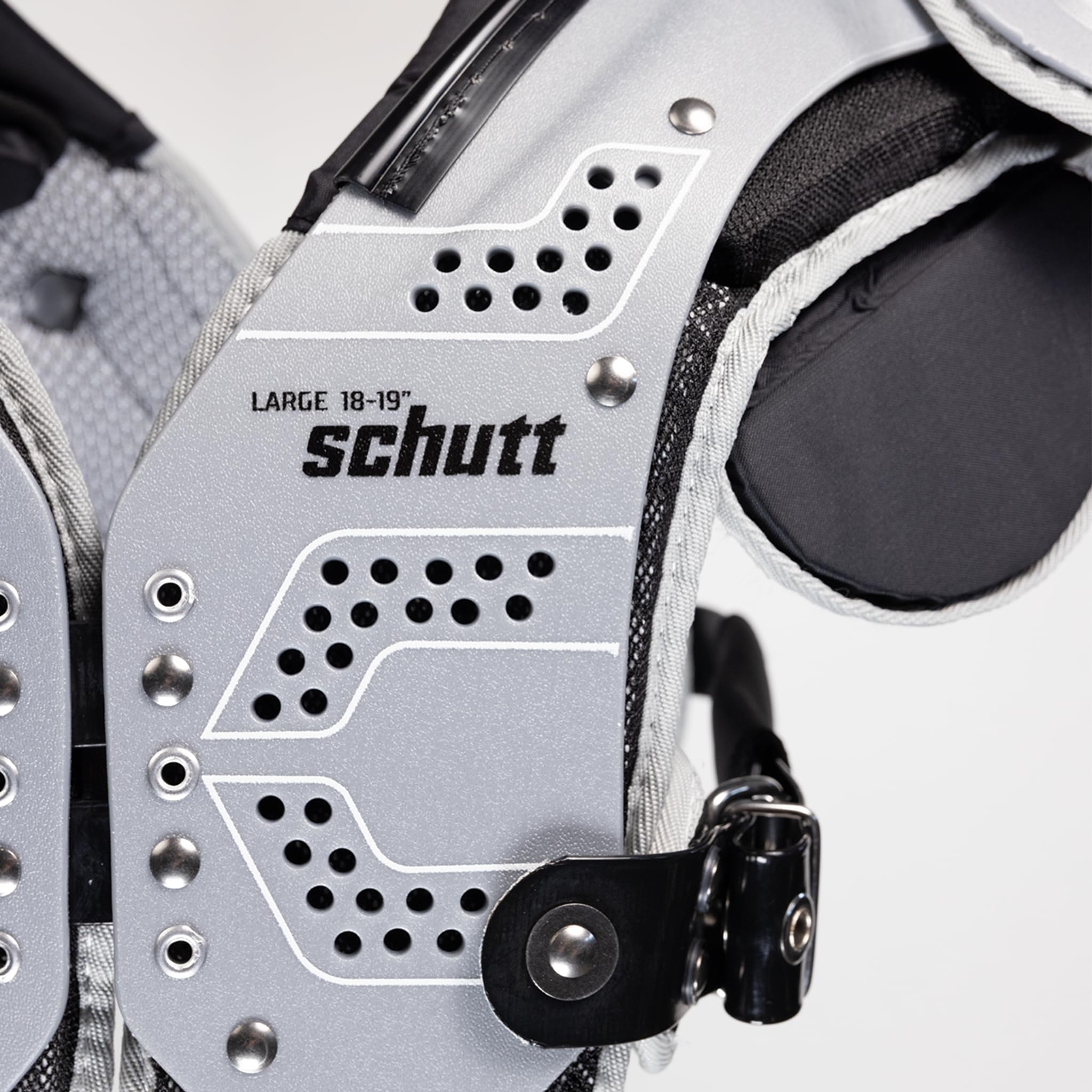 Schutt XV Line Football Shoulder Pads - Offensive & Defensive Lineman Protection - High Impact Support for Youth & Adult Players - Perfect for Tackling, Blocking & Gridiron Training