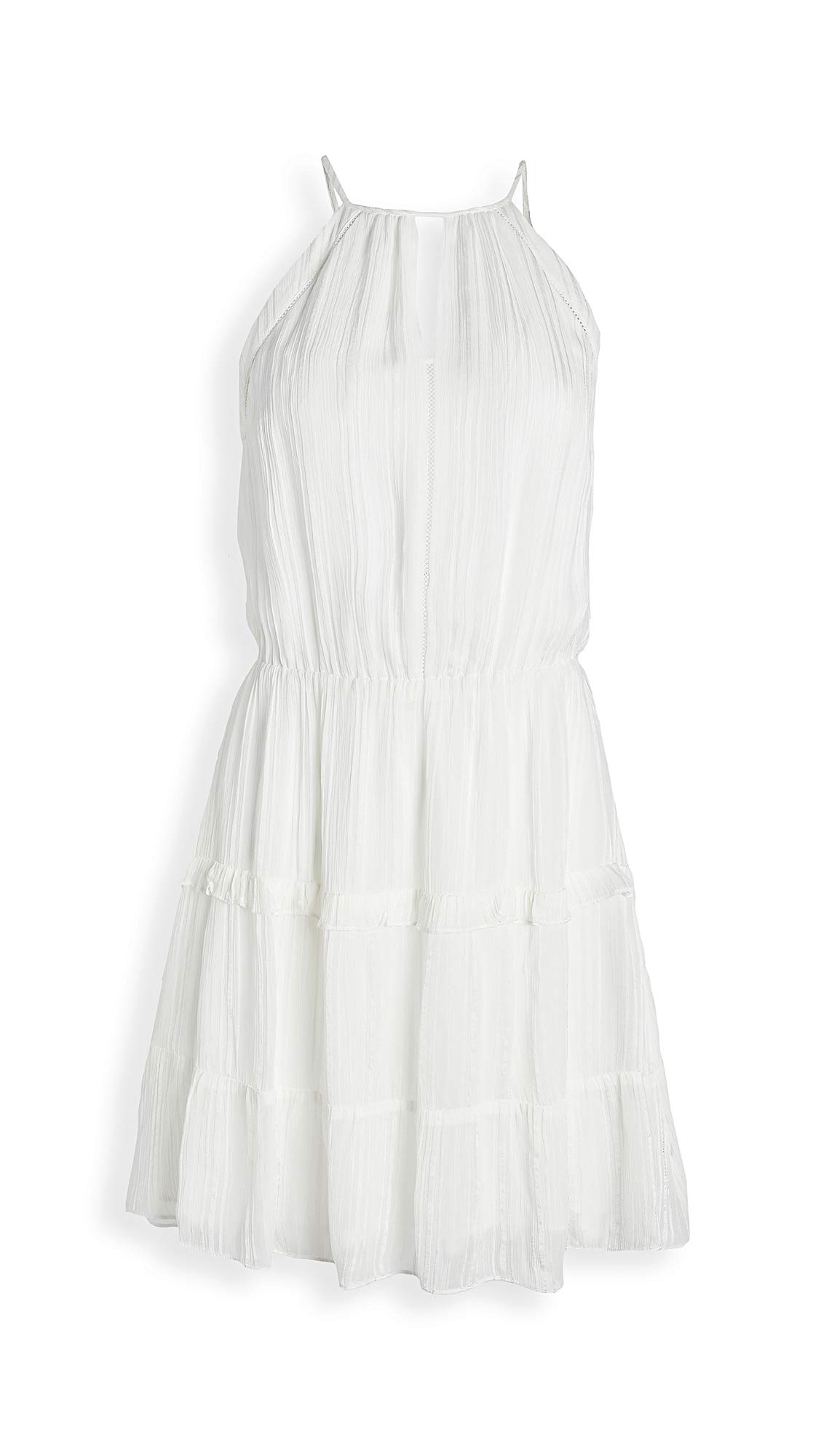 Parker Women's Halter Ruffled Bruna Dress - Elegant Summer Midi Dress with Floral Print for Beach, Party & Casual Wear