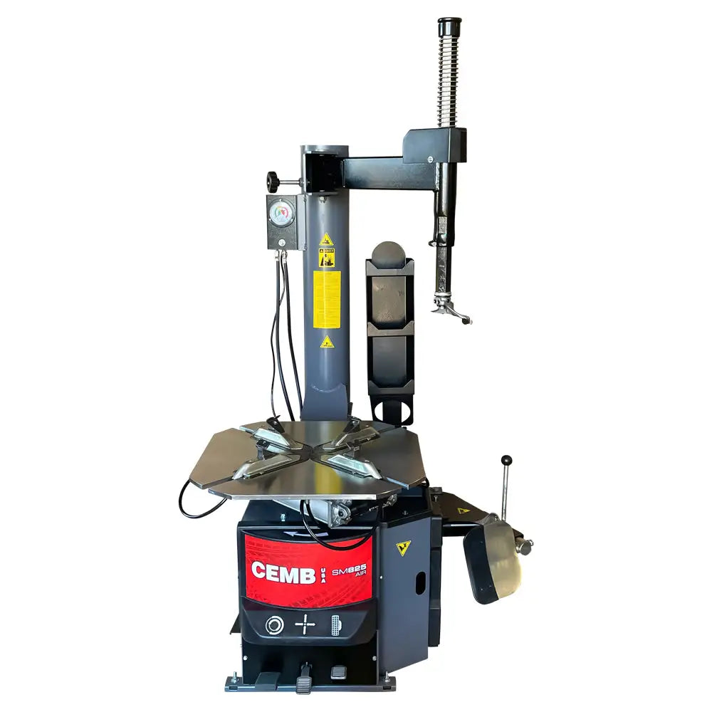 Cemb SM825 Electric Swing Arm Tire Changer Machine - Heavy Duty Wheel Changer for Auto Repair Shops & Tire Service Centers - Perfect for Cars, Trucks, SUVs & Motorcycle Tires