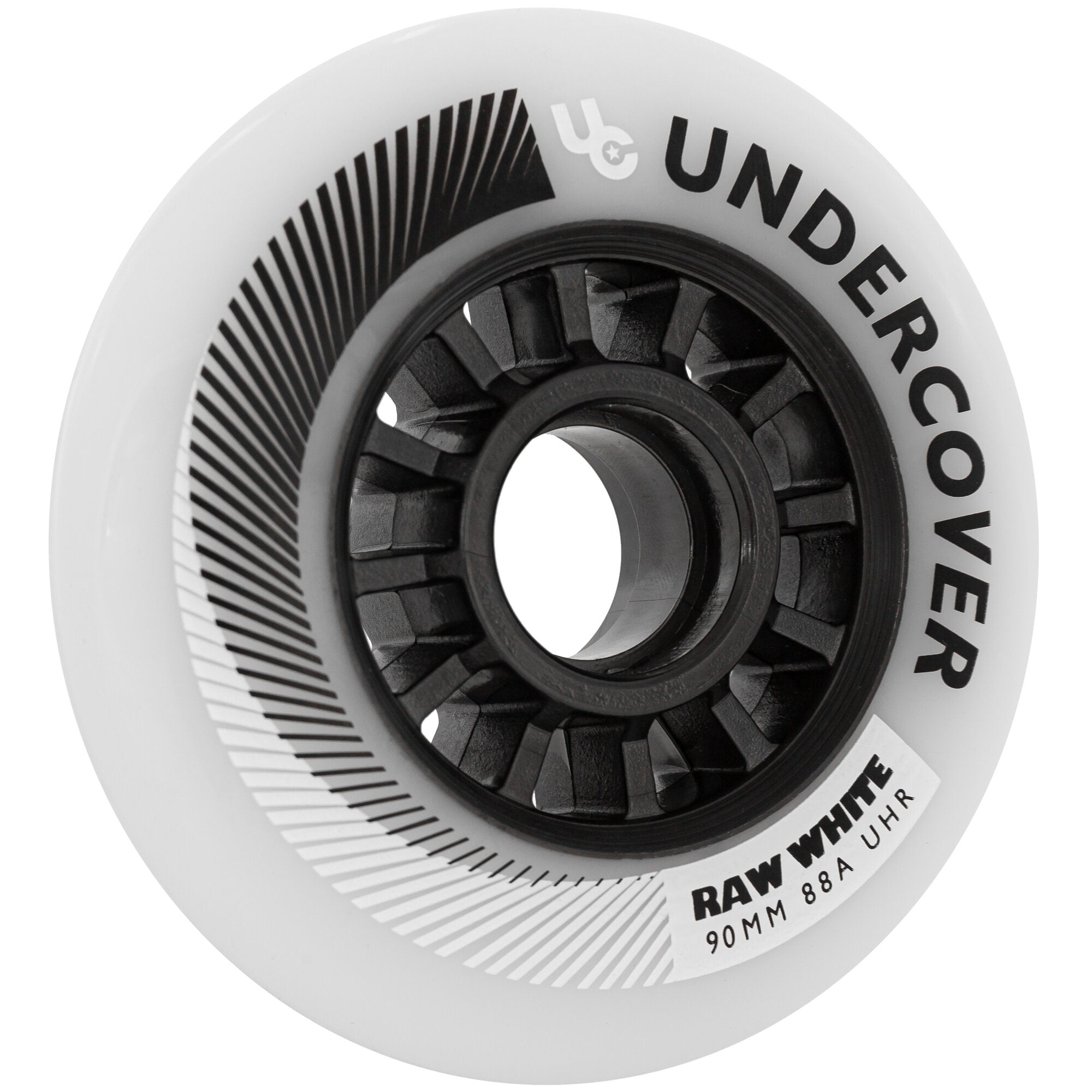 Premium 90/88A White Raw Skateboard Wheels - 4 Pack for Smooth Riding & Tricks - Perfect for Street Skating & Park Performance