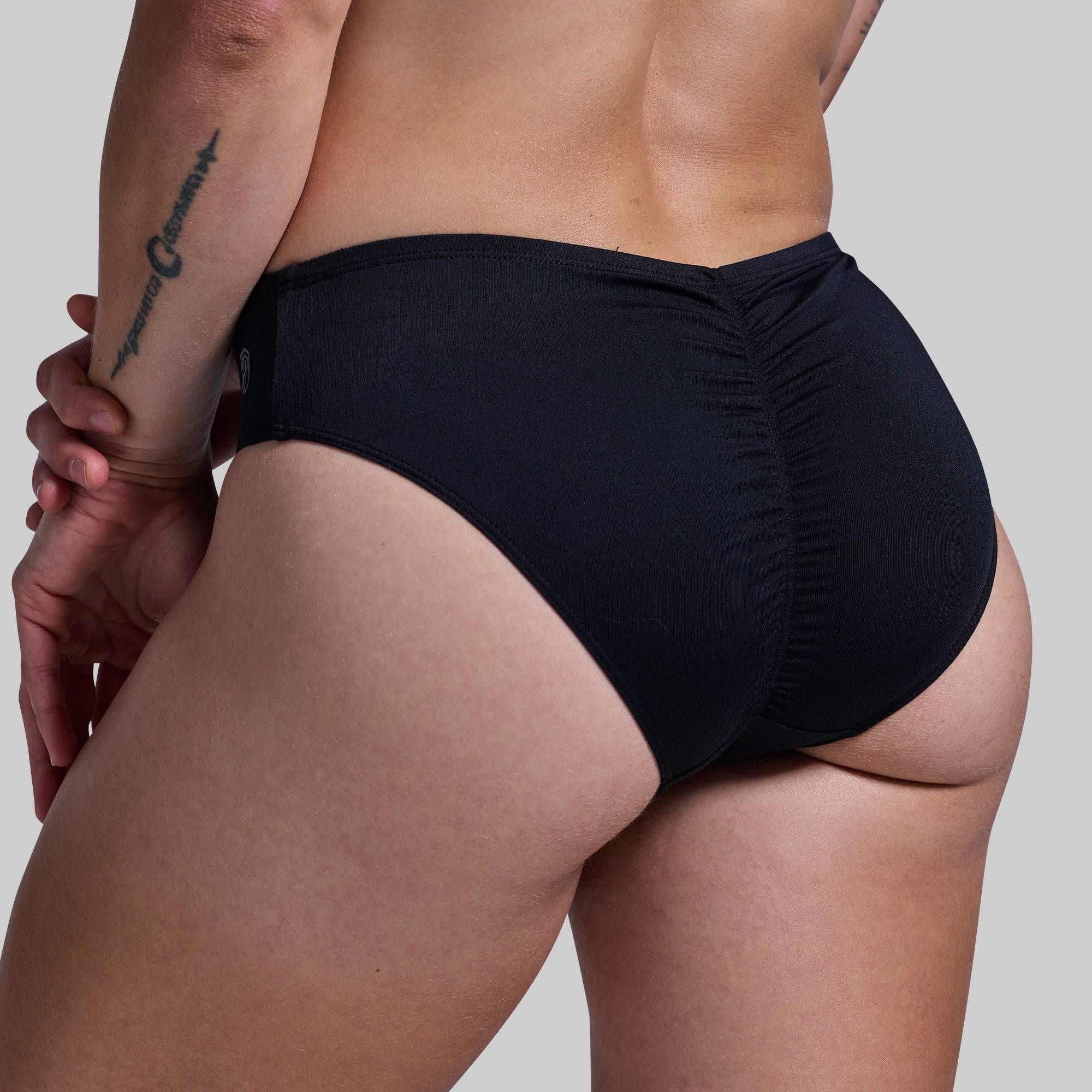 Comfortable Athleisure Underwear for Women - Breathable & Stretchy Black Panties - Perfect for Yoga, Workout & Everyday Wear