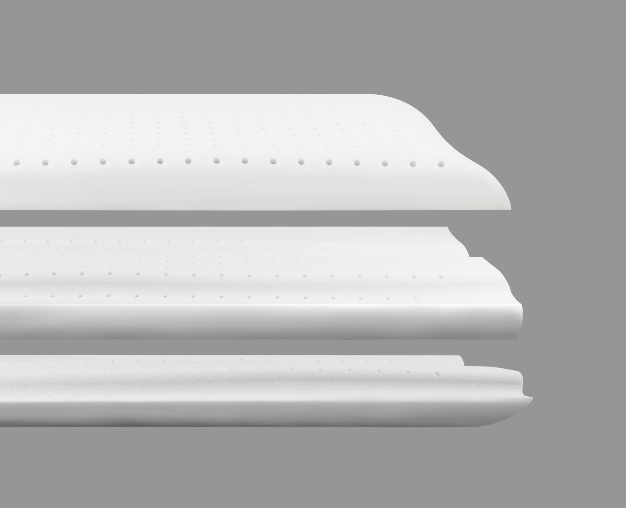 Adjustable Memory Foam Pillow for Back & Stomach Sleepers - Soft Support with OEKO-TEX Certified Washable Cover - Perfect for Side Sleepers & Neck Pain Relief