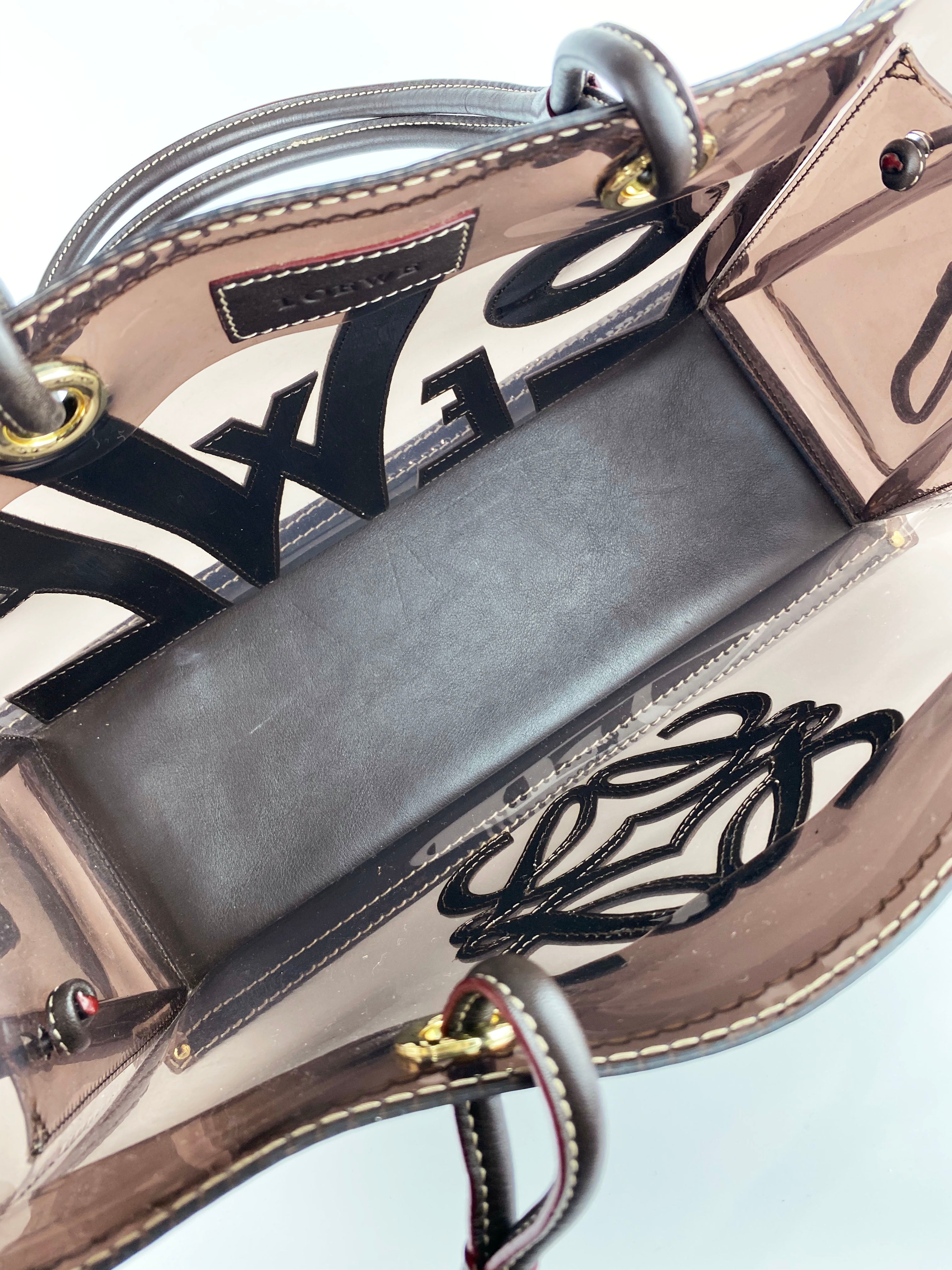 Loewe Amazona Leather Tote Bag for Women - Premium Brown Handbag for Work, Travel & Everyday Use