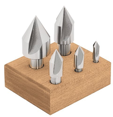 High Speed Steel 3 Flute Center Reamer Set - 1/4