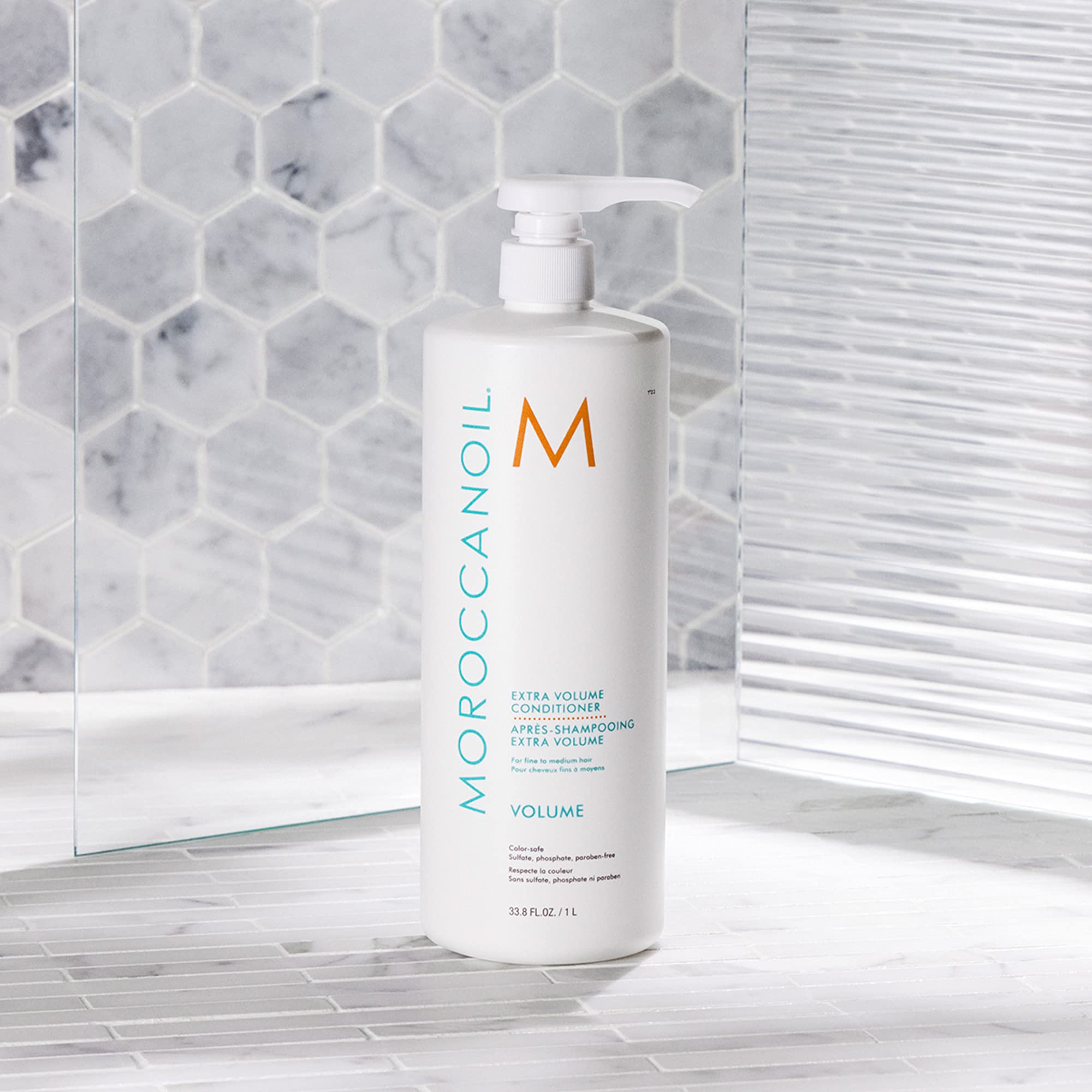 Moroccanoil Extra Volume Conditioner for Fine & Thin Hair - Hydrating & Volumizing Hair Treatment with Argan Oil - Perfect for Daily Use & Salon Styling