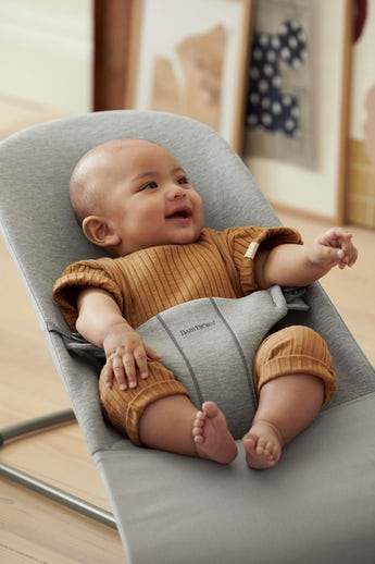 BabyBjorn Bouncer Bliss 3D Jersey Baby Bouncer - Soft & Breathable Mesh Seat for Newborns & Infants - Perfect for Playtime, Feeding & Relaxing at Home
