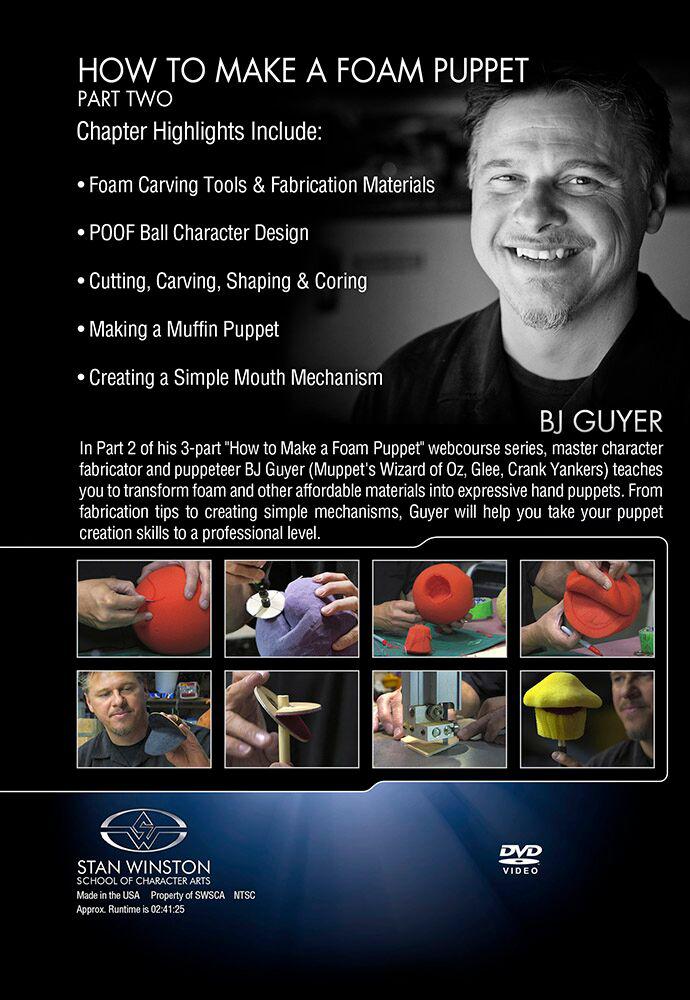 Stan Winston Studio How to Make a Foam Puppet DVD - Professional Puppet Making Tutorial for Beginners & Advanced Artists - Perfect for Stop Motion Animation, Film Production & Cosplay