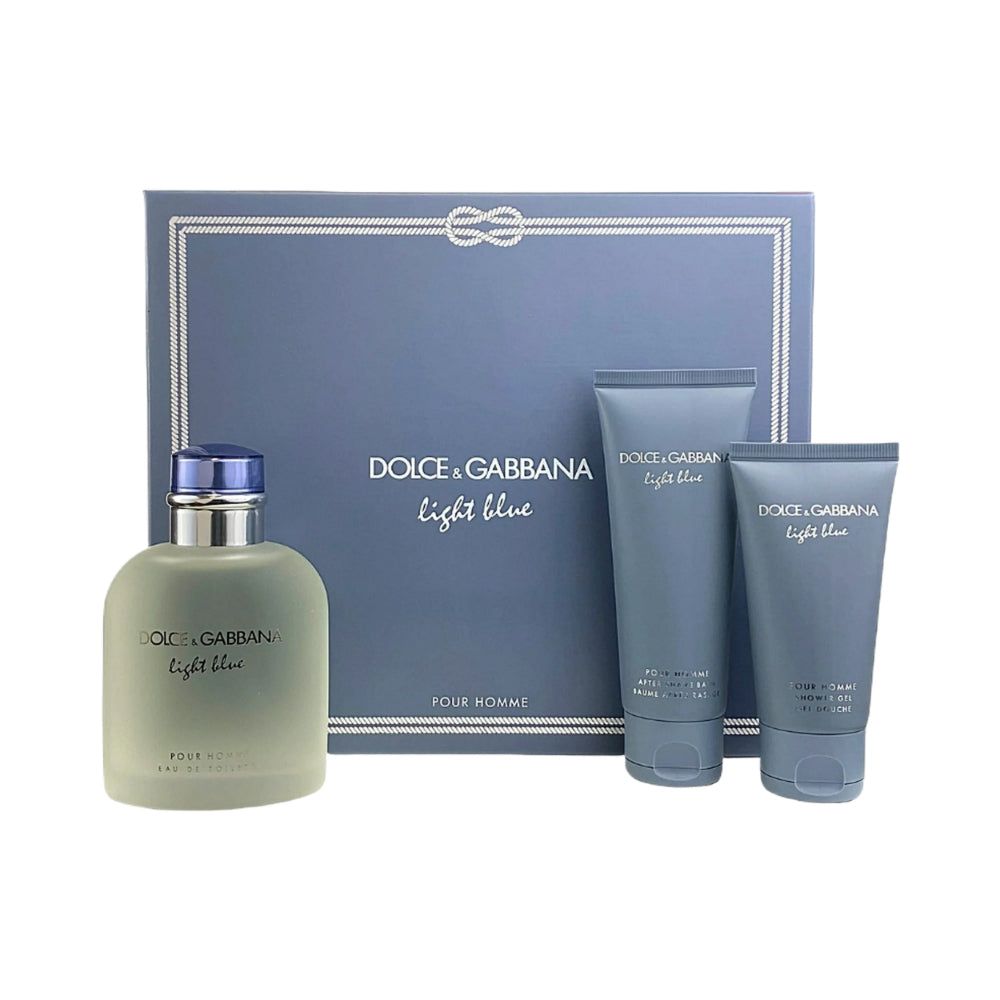 Light Blue 3 Piece Eau de Toilette Set - 3x125ml Fragrance Gift for Women - Perfect for Everyday Wear, Date Nights & Special Occasions