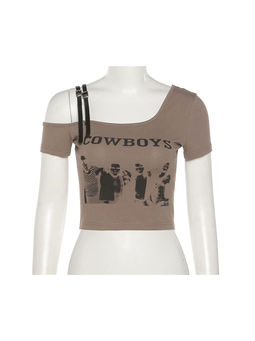 Lovevop Women's Chic Summer Printed Cropped T-Shirt - Trendy Casual Short Sleeve Top for Beach, Vacation & Everyday Wear