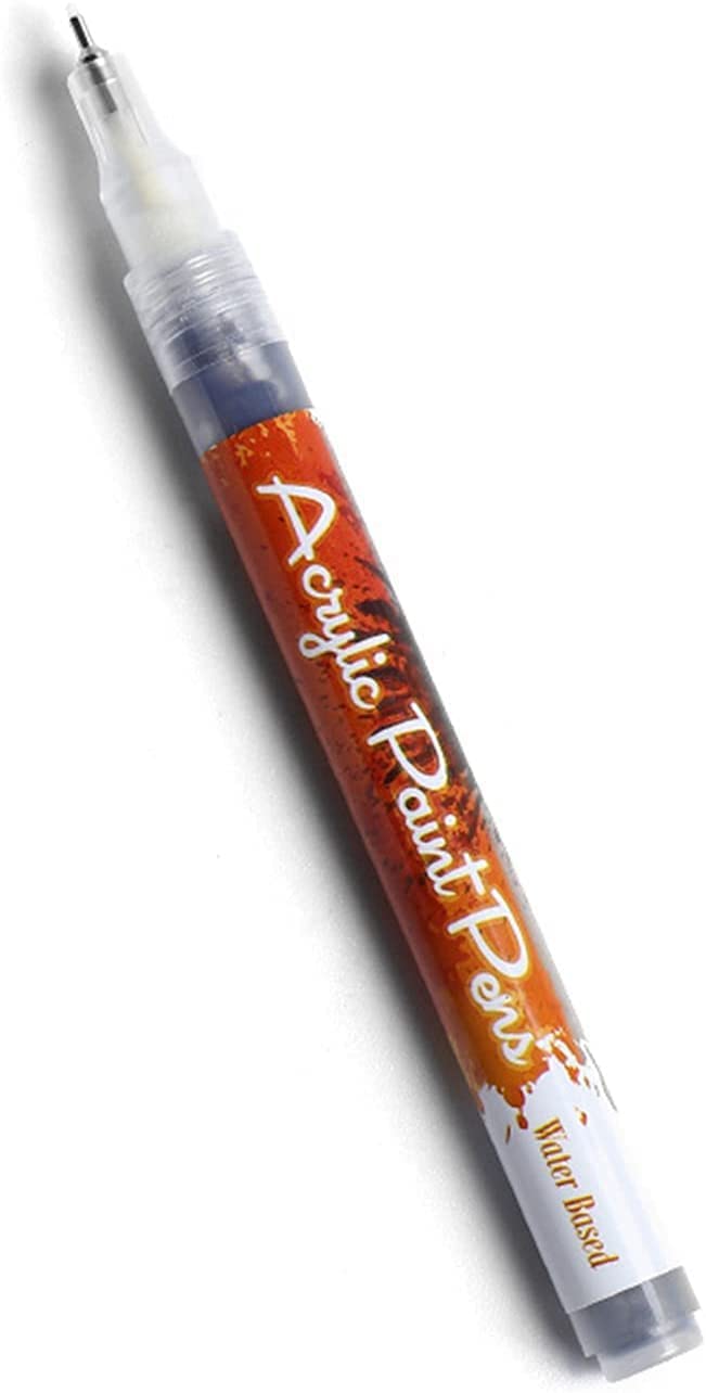 Nail Art Graffiti Pen - Quick Dry Acrylic Paint Liner Brush for DIY Flowers, Tips & Decorations | Professional Nail Design Tool for Crafts, Painting & Nail Art (Silver) | Perfect for Home Manicures, Salon Use & Creative Gift Ideas