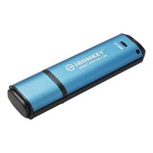 64GB IronKey Vault Privacy 50 - FIPS 197 Certified AES 256-Bit Encrypted USB Flash Drive - Secure Data Storage for Business, Government & Personal Use