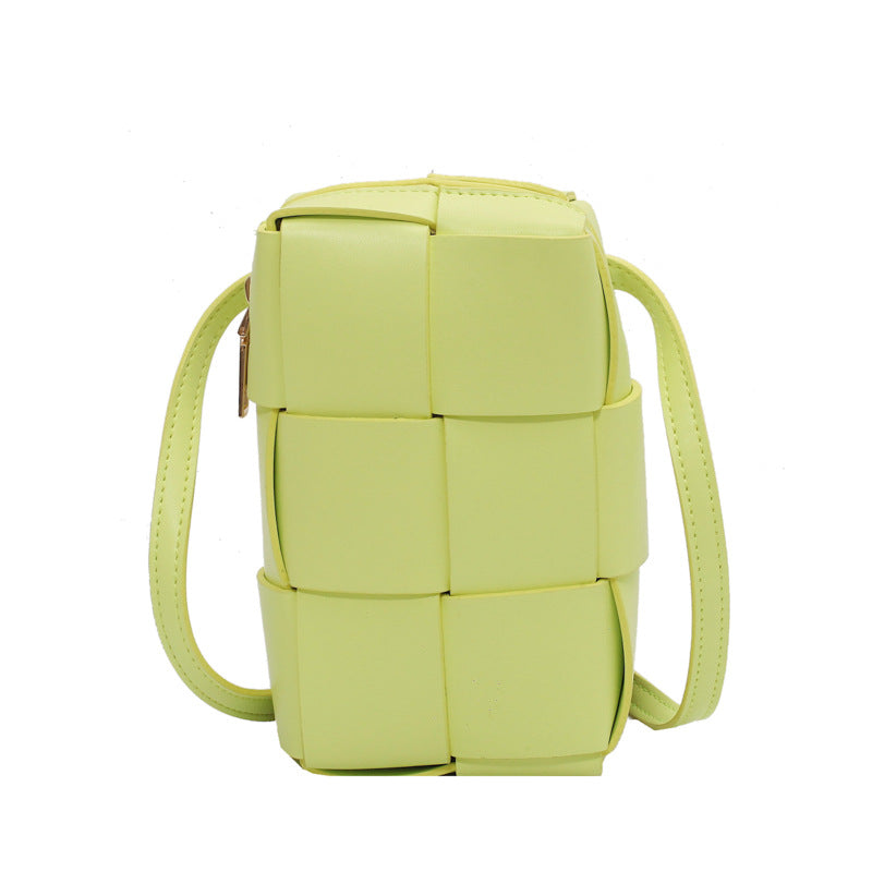 Stylish Weave Design Solid PU Leather Crossbody Bags for Women - Perfect for Everyday Use, Travel & Shopping