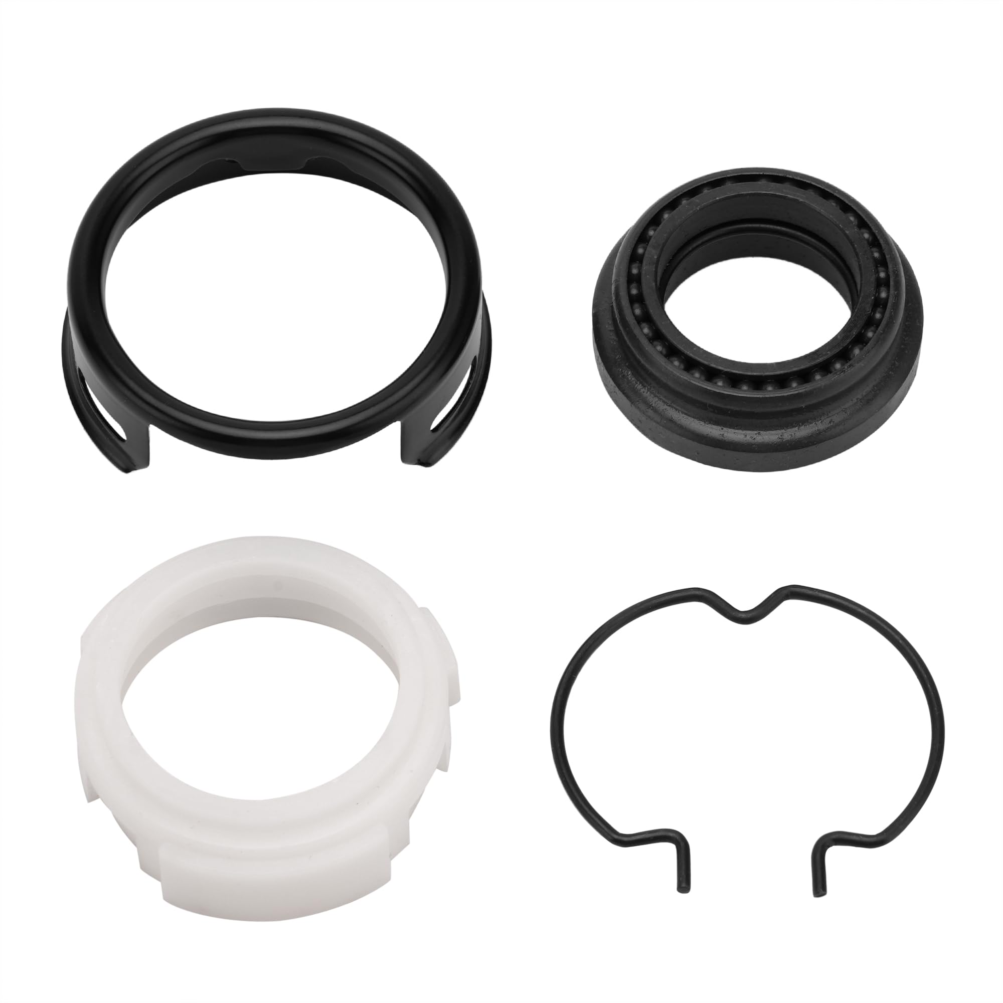 Steering Shaft Bearing Kit - Compatible with Jeep CJ 1976-1986, Cherokee XJ 1984-1994, Comanche MJ 1986-1992, Wrangler YJ 1987-1995, JS & J-Series 1974-1991 - Durable Replacement for Smooth Steering Performance - Ideal for Off-Roading & Jeep Restoration Projects