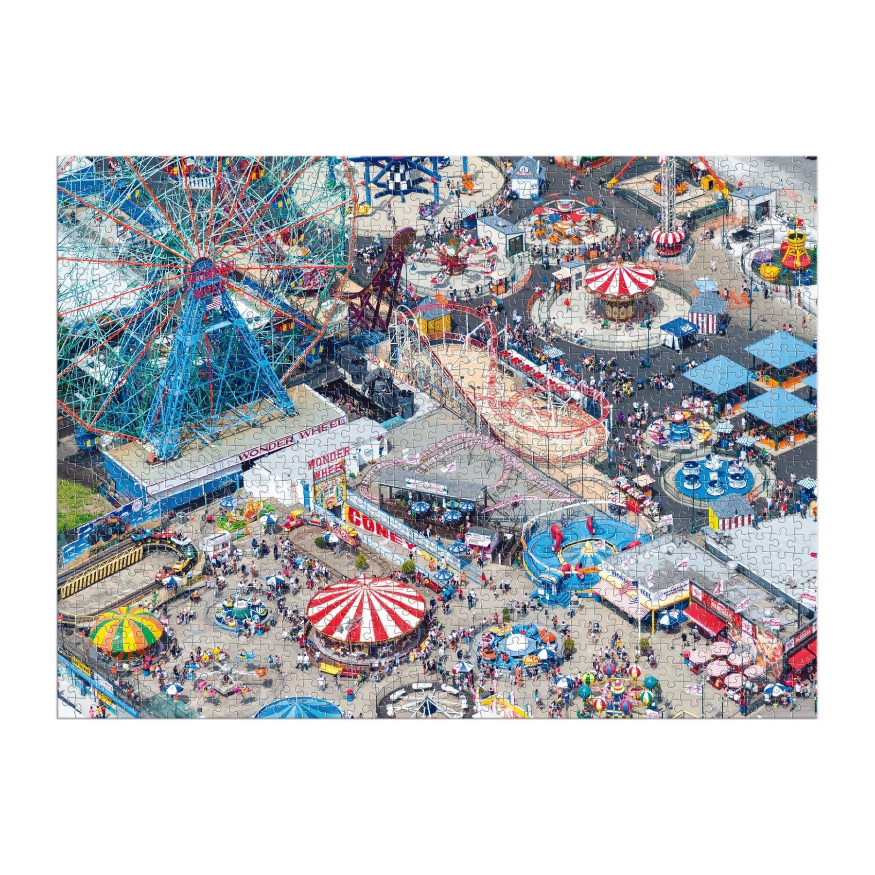 Gray Malin Coney Island 1000-Piece Jigsaw Puzzle for Adults - Beach & Amusement Park Themed Art Puzzle - Perfect for Family Game Night & Home Decor