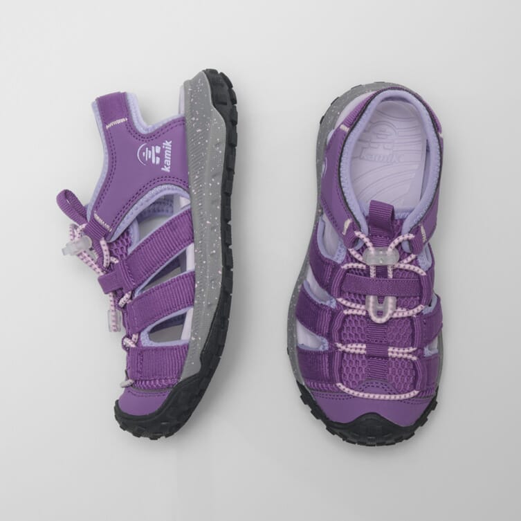 Ripple Kids' Closed Toe Sandals for Boys & Girls - Comfortable Water Shoes for Beach, Pool & Outdoor Play - Non-Slip Sole & Quick-Dry Design