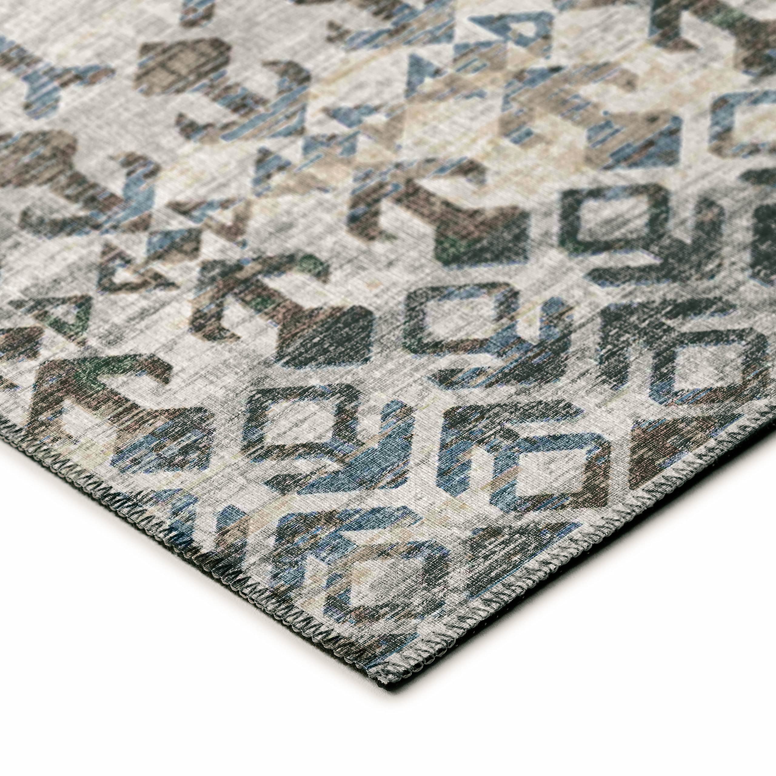 Addison Rugs Bravado ABV38 Ash Washable 10' x 14' Indoor Outdoor Area Rug | Machine Washable, Non-Shedding, Easy Clean | Perfect for Bedroom, Living Room, Dining Room, Kitchen, Patio & Entryway Decor